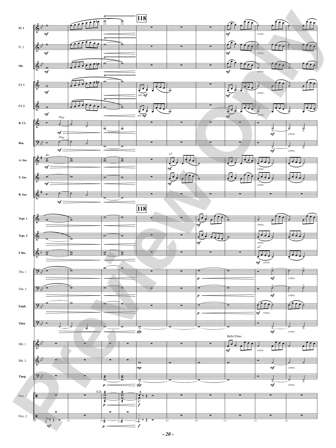 Portals: Concert Band Conductor Score & Parts