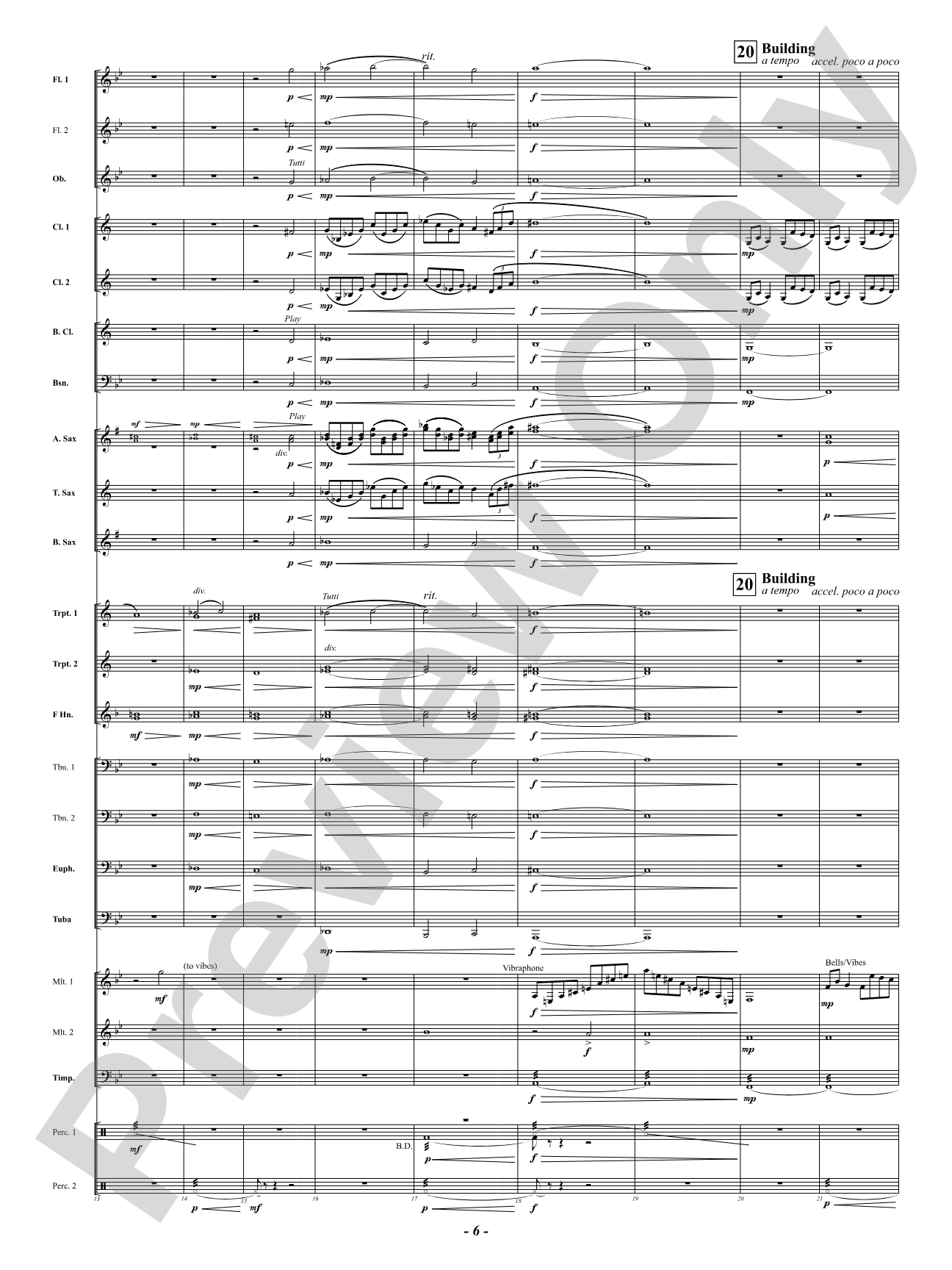 Portals: Concert Band Conductor Score & Parts