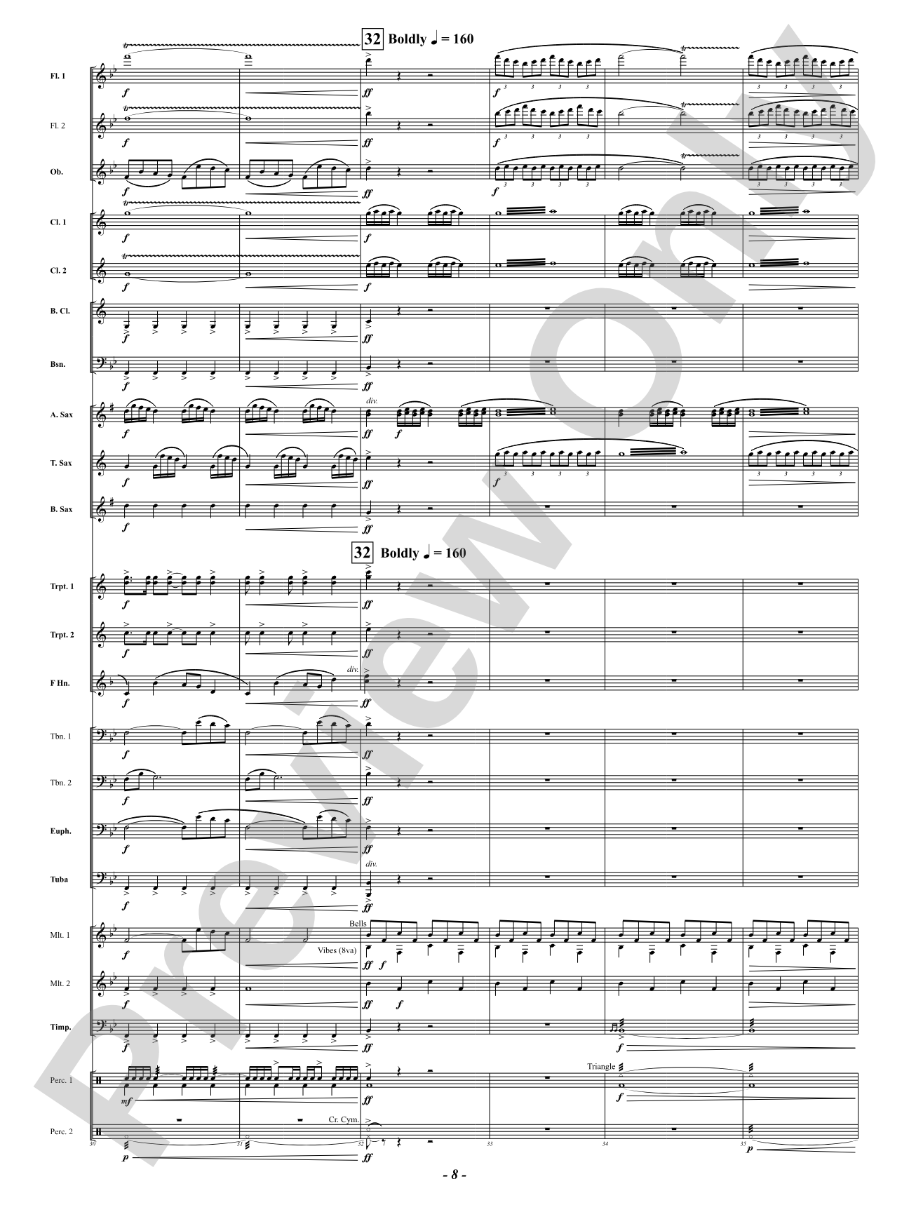 Portals: Concert Band Conductor Score & Parts