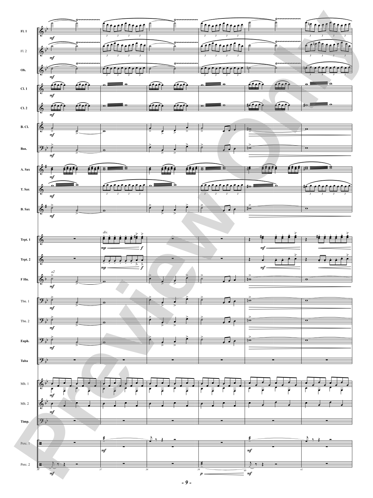 Portals: Concert Band Conductor Score & Parts