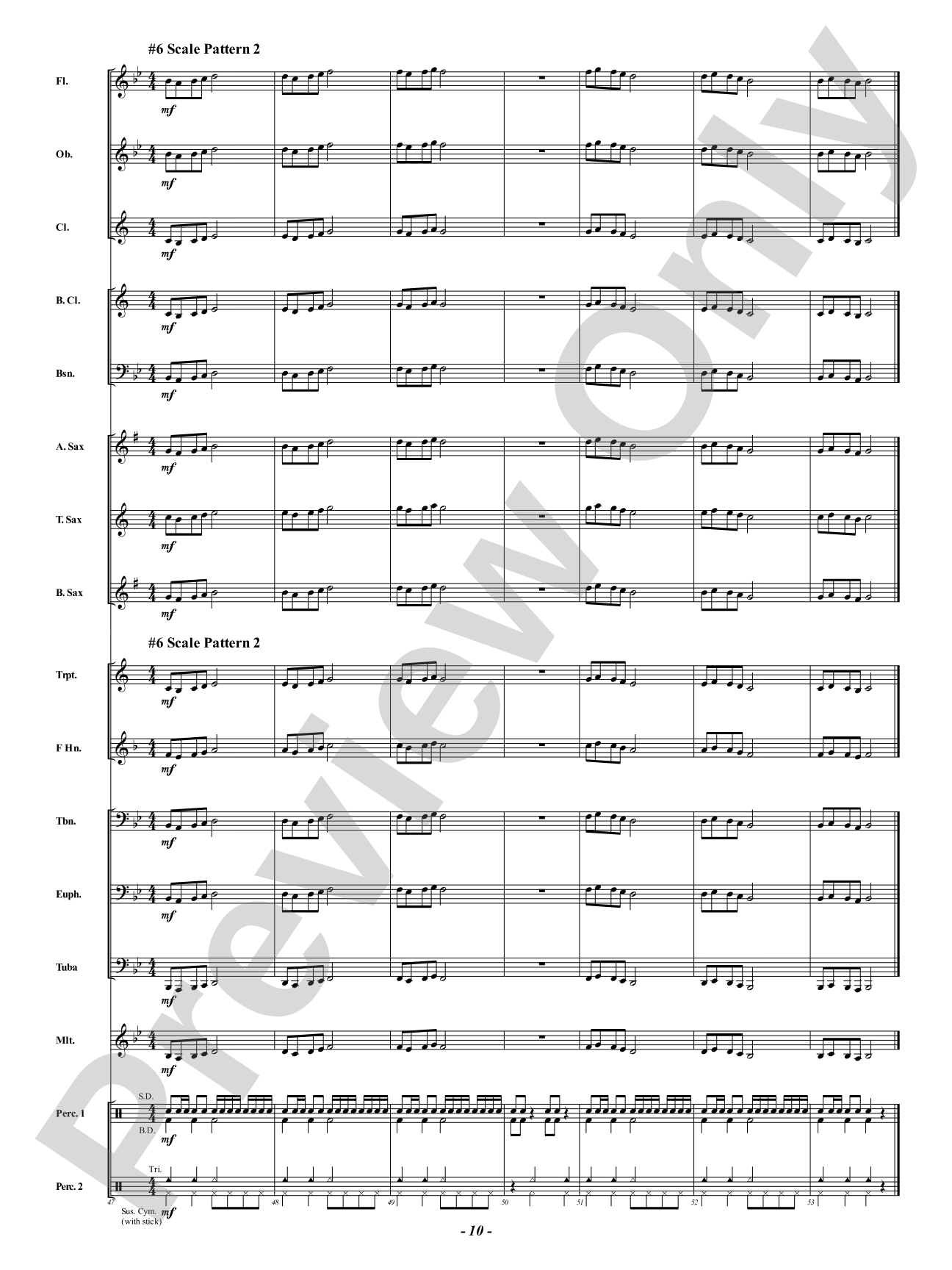 Keys to Success: Ear Hustles - Warm-Ups for Beginning Band: Concert Band Conductor Score & Parts