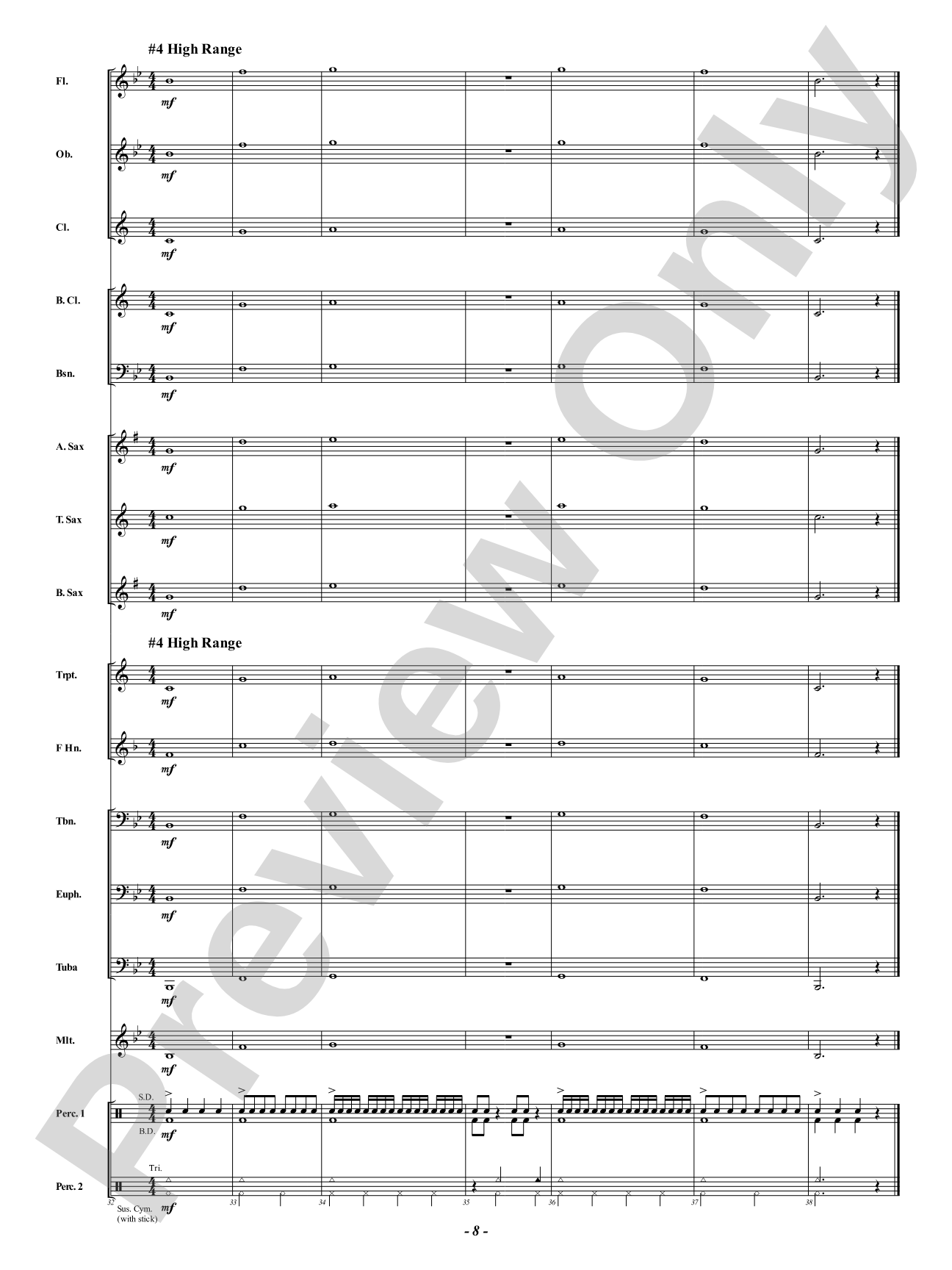 Keys to Success: Ear Hustles - Warm-Ups for Beginning Band: Concert Band Conductor Score & Parts