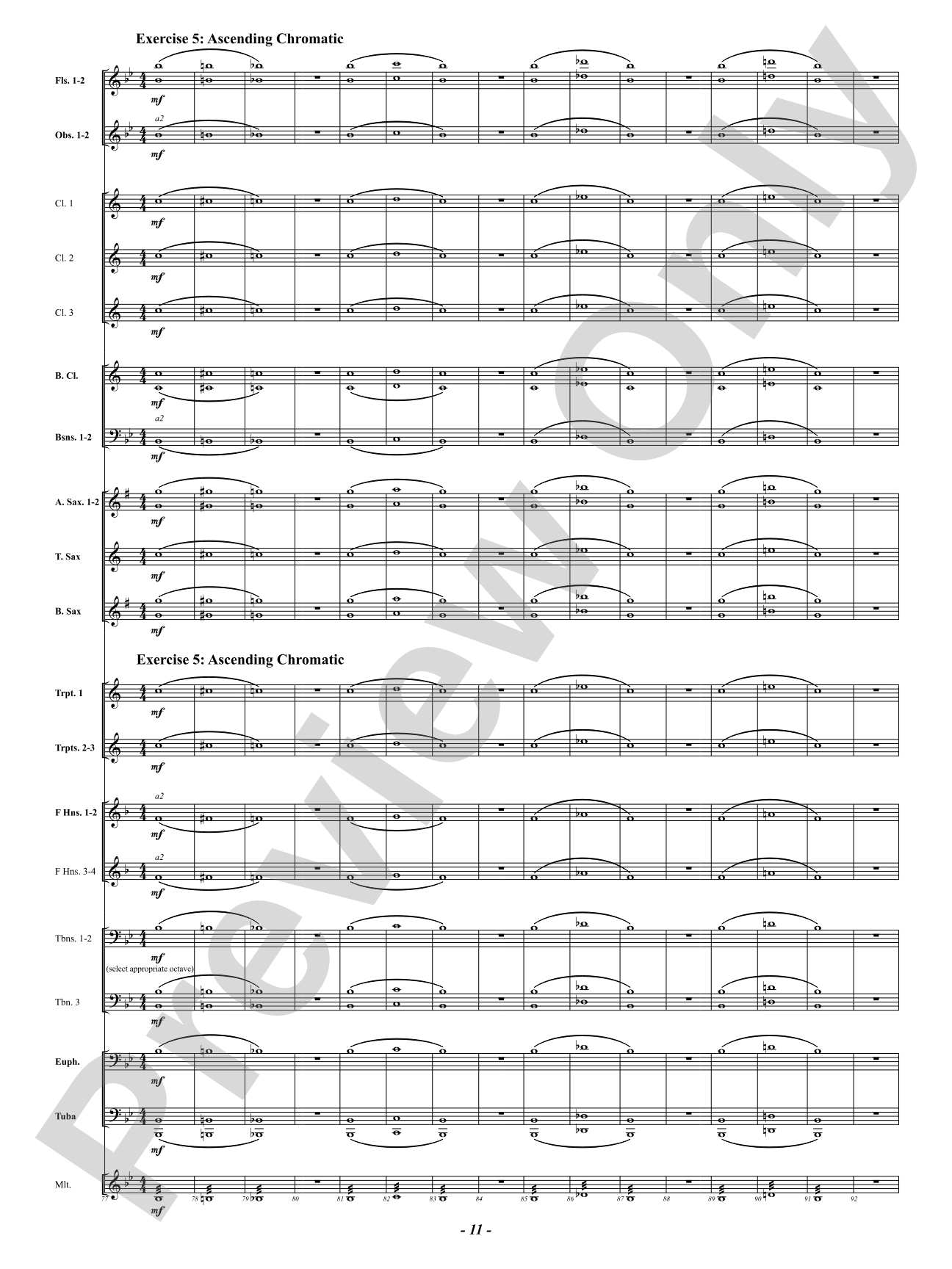 Keys to Success: Sonority and Technique - Warm-Ups for Symphonic Band: Concert Band Conductor Score & Parts