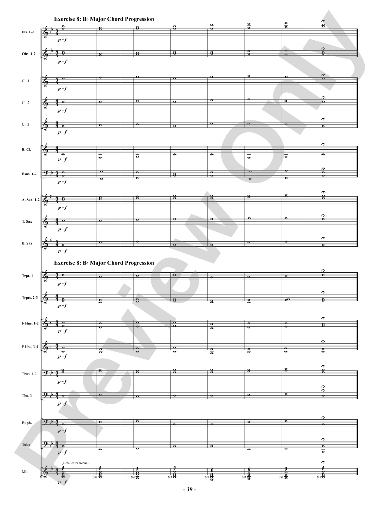 Keys to Success: Sonority and Technique - Warm-Ups for Symphonic Band: Concert Band Conductor Score & Parts
