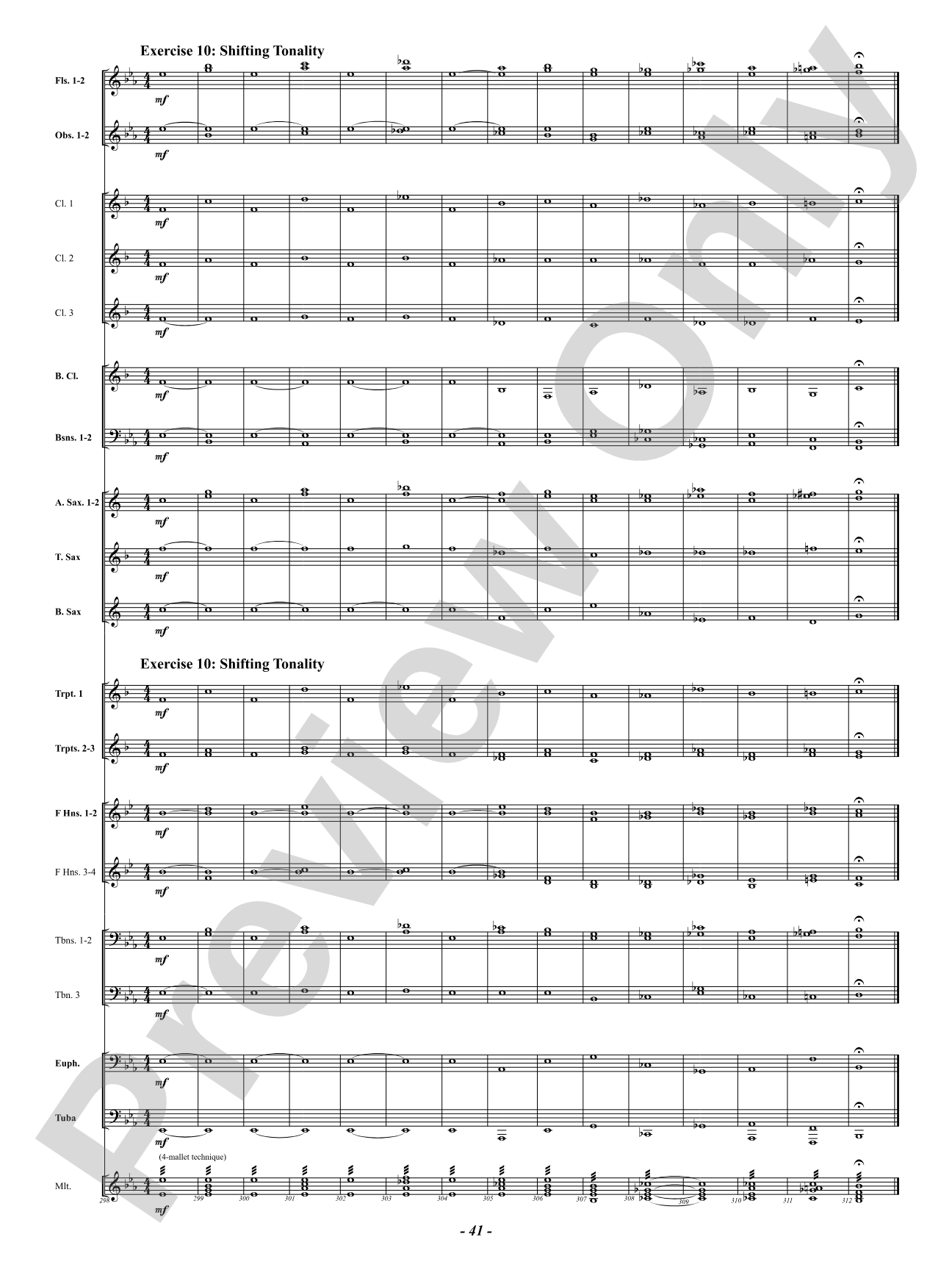 Keys to Success: Sonority and Technique - Warm-Ups for Symphonic Band: Concert Band Conductor Score & Parts
