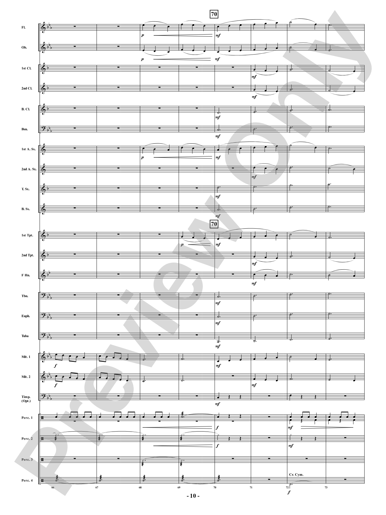 Mama Sea Turtle - From <i>Water Tales: A Suite for Band</i>: Concert Band Conductor Score & Parts