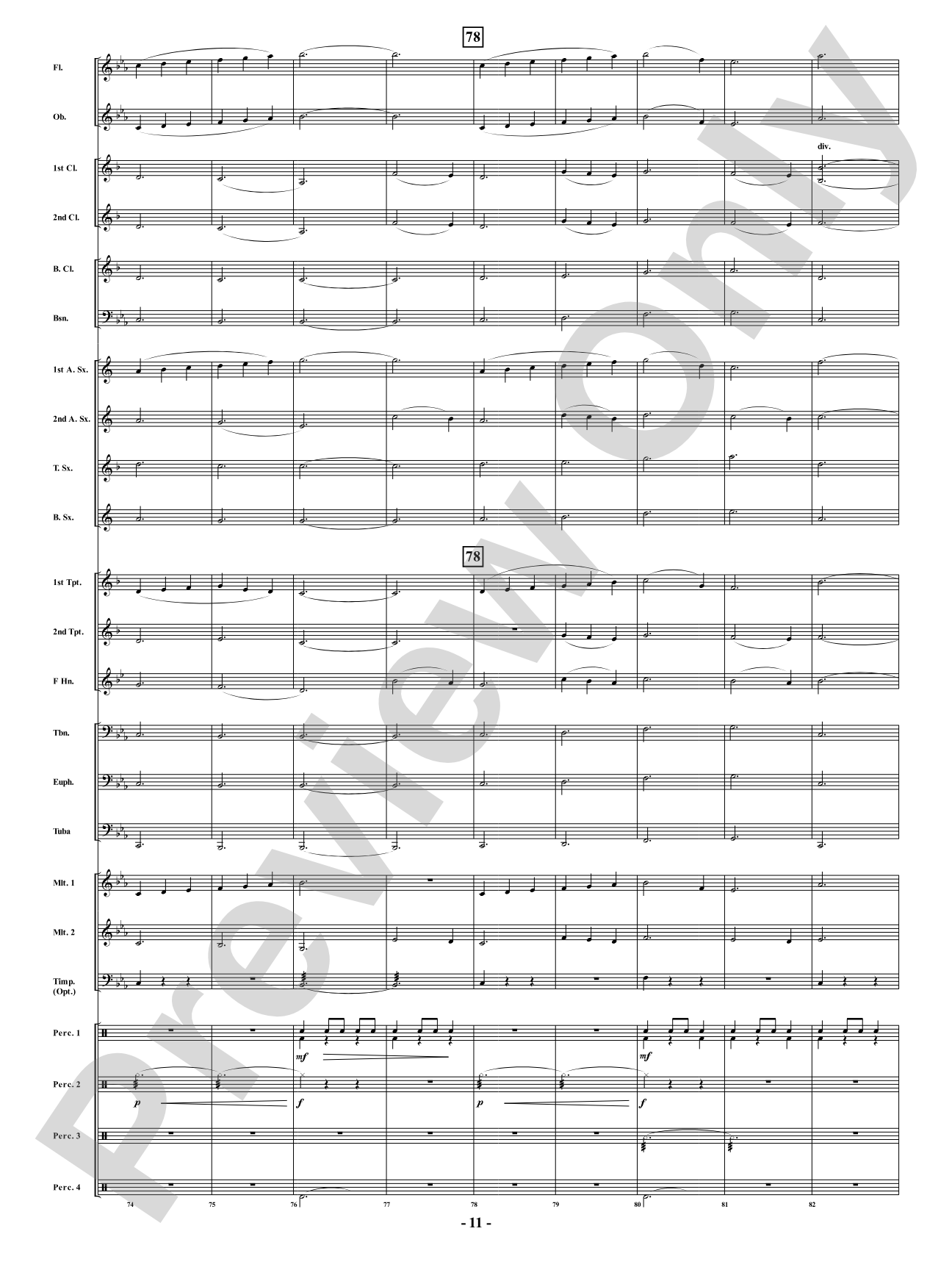 Mama Sea Turtle - From <i>Water Tales: A Suite for Band</i>: Concert Band Conductor Score & Parts