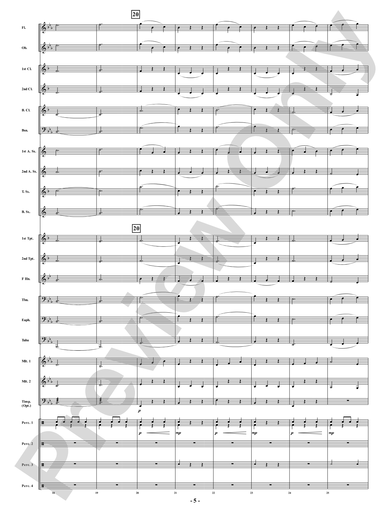 Mama Sea Turtle - From <i>Water Tales: A Suite for Band</i>: Concert Band Conductor Score & Parts