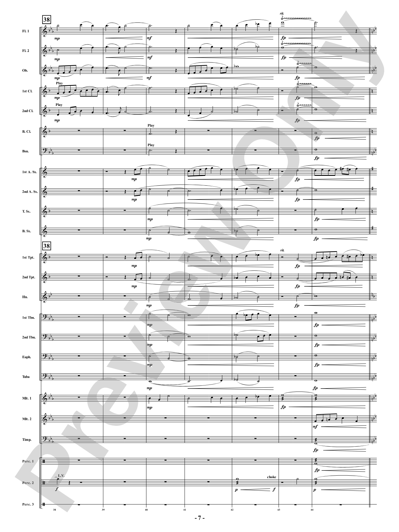 Unsinkable Farewell - Nearer My God to Thee: Concert Band Conductor Score & Parts
