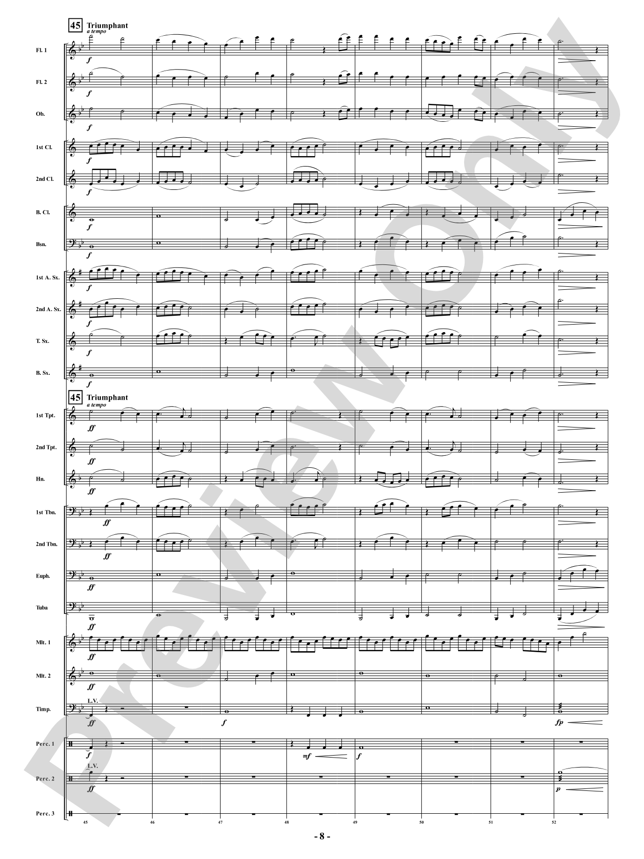 Unsinkable Farewell - Nearer My God to Thee: Concert Band Conductor Score & Parts