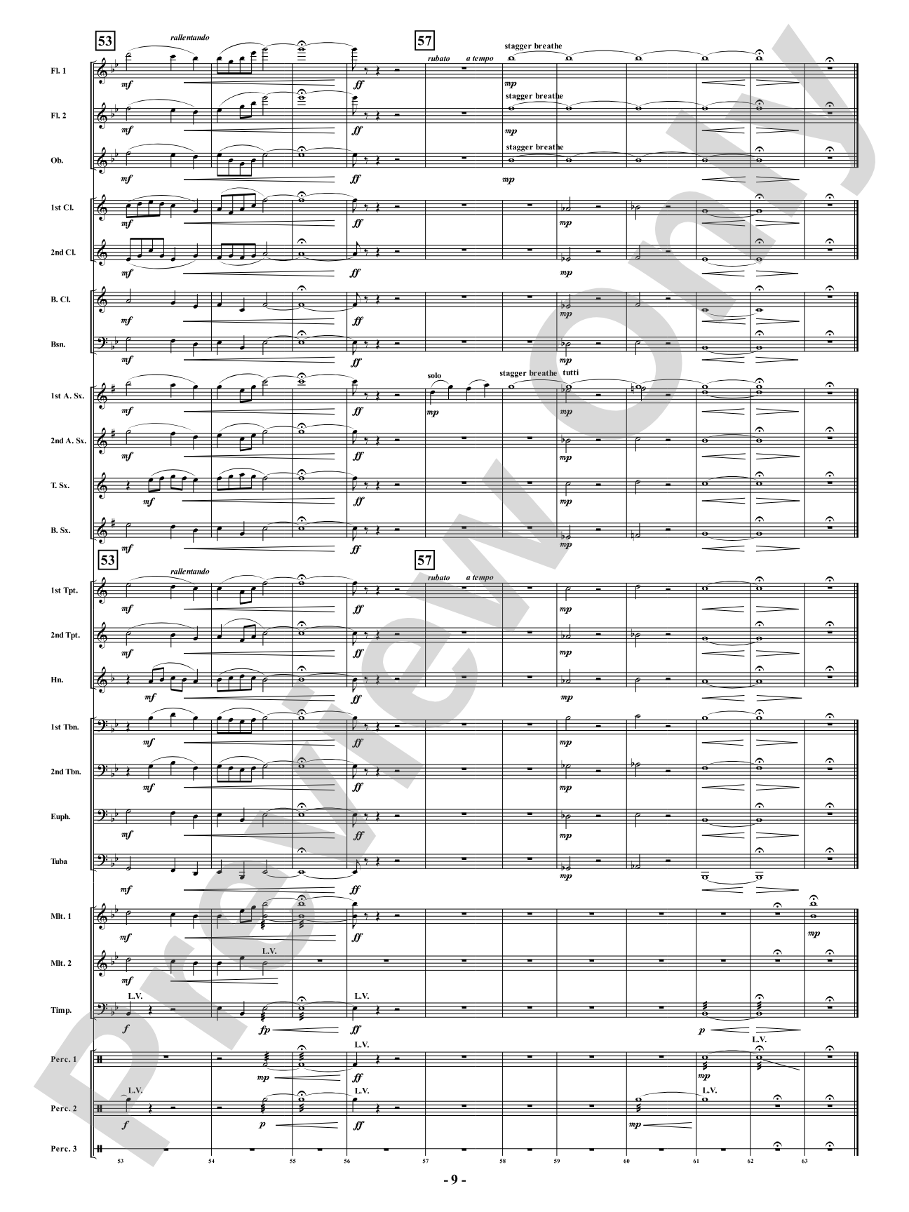 Unsinkable Farewell - Nearer My God to Thee: Concert Band Conductor Score & Parts