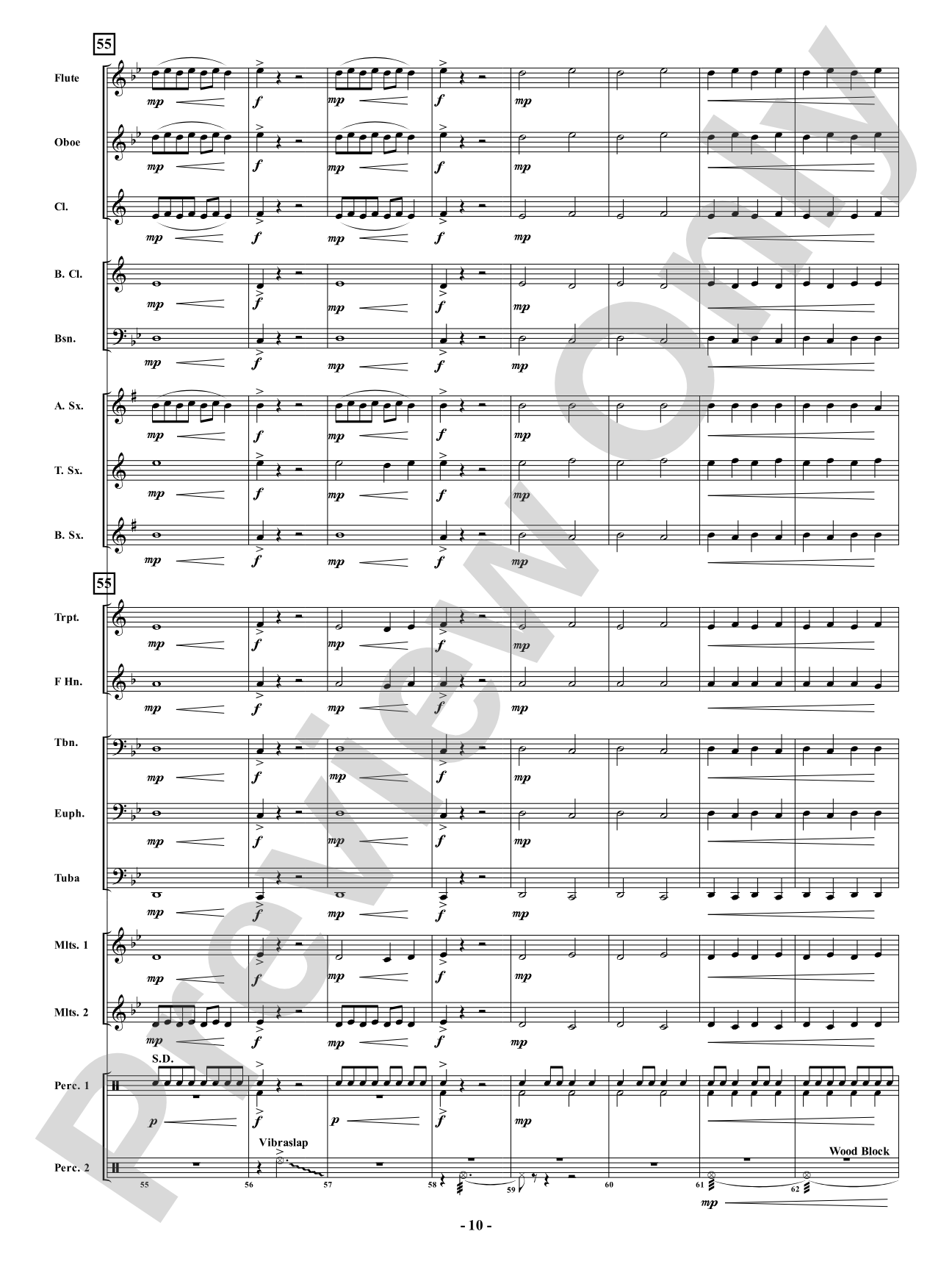 Flight of the Dragonfly: Concert Band Conductor Score & Parts