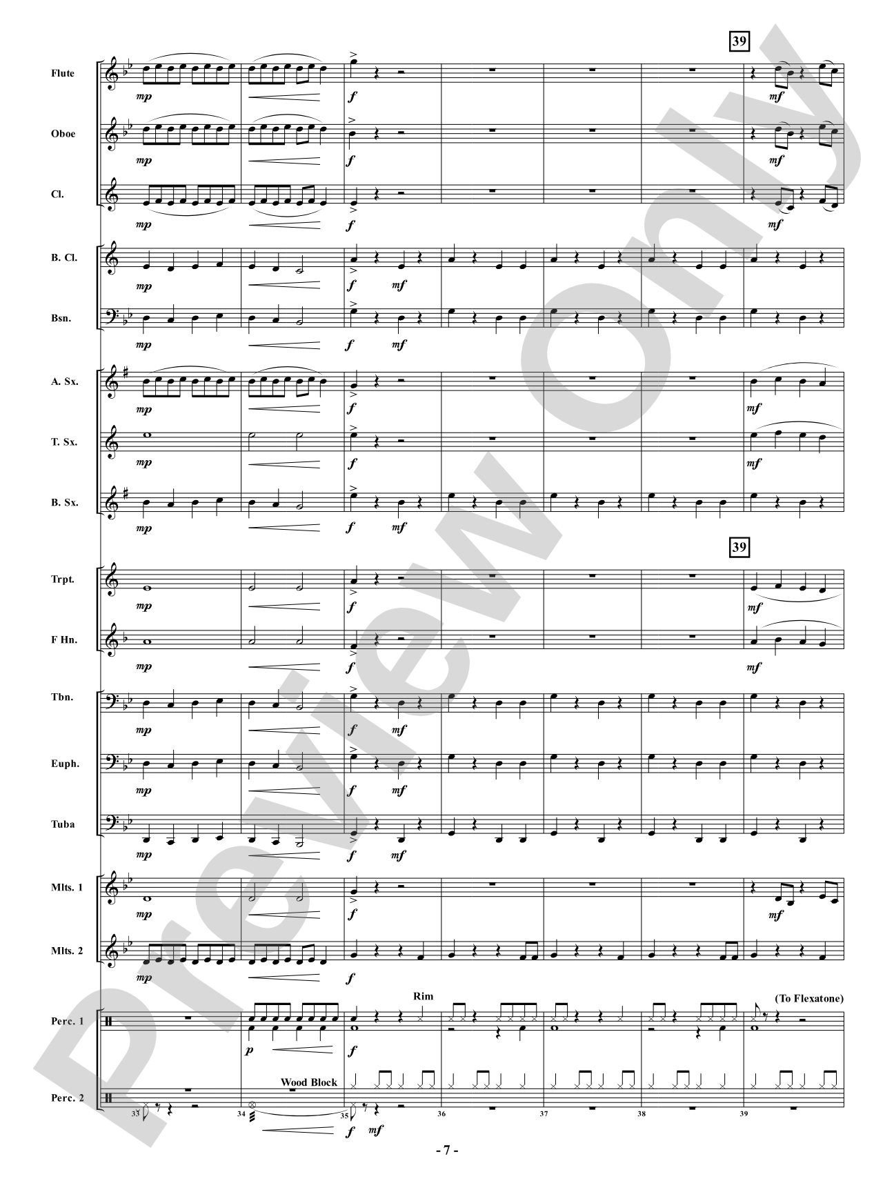 Flight of the Dragonfly: Concert Band Conductor Score & Parts