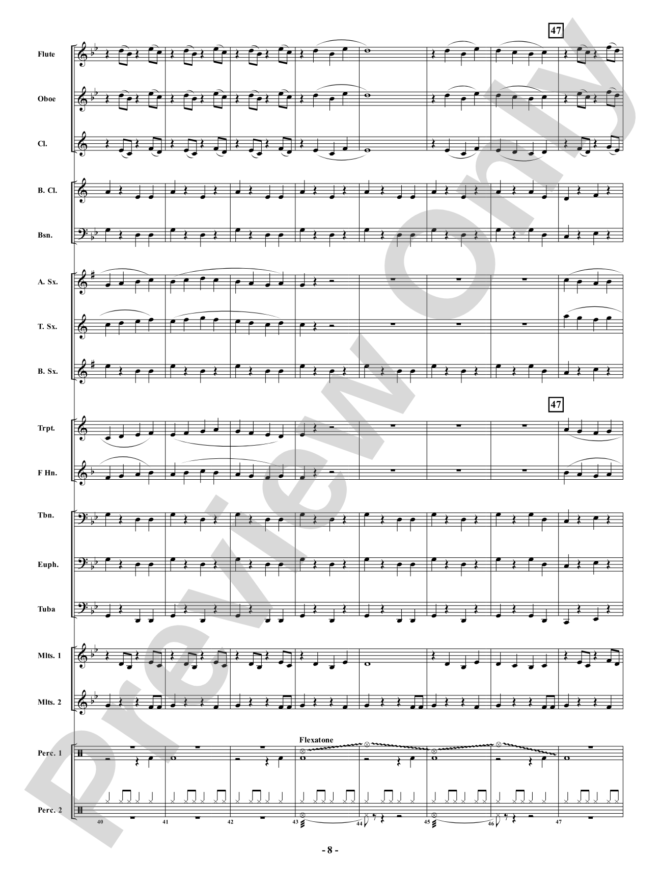 Flight of the Dragonfly: Concert Band Conductor Score & Parts