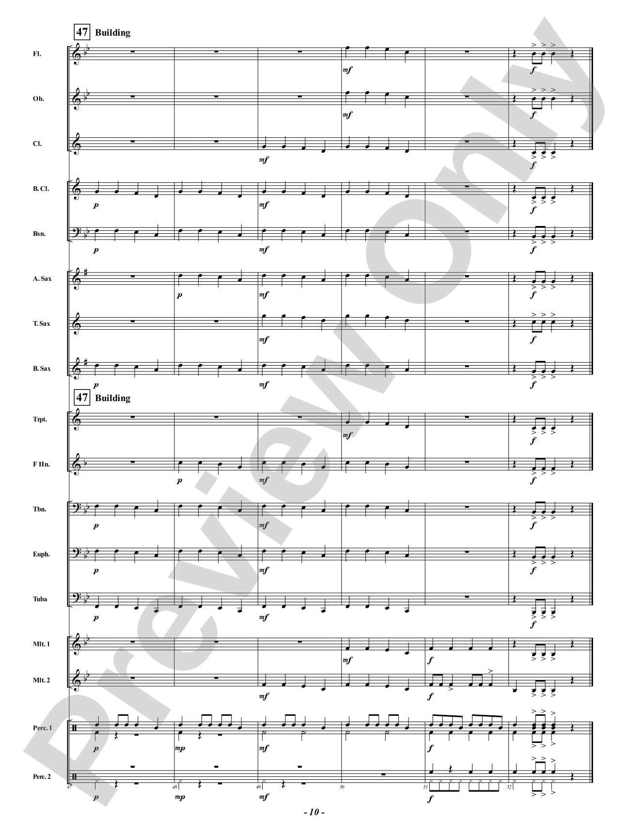 I Saw Santa Dance the Samba on His Sleigh: Concert Band Conductor Score & Parts