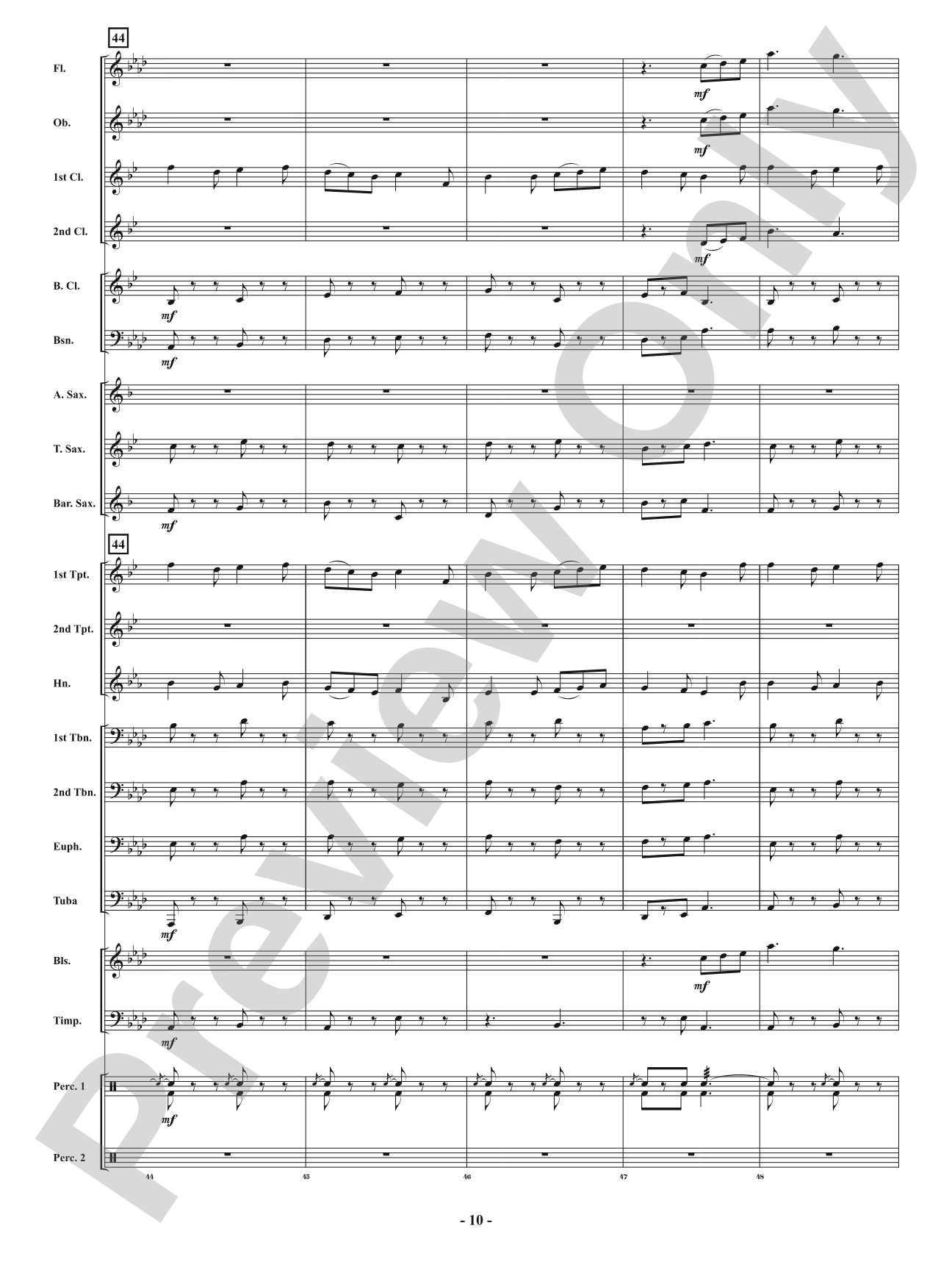 Festival of Carols in 6/8 Time: Concert Band Conductor Score & Parts