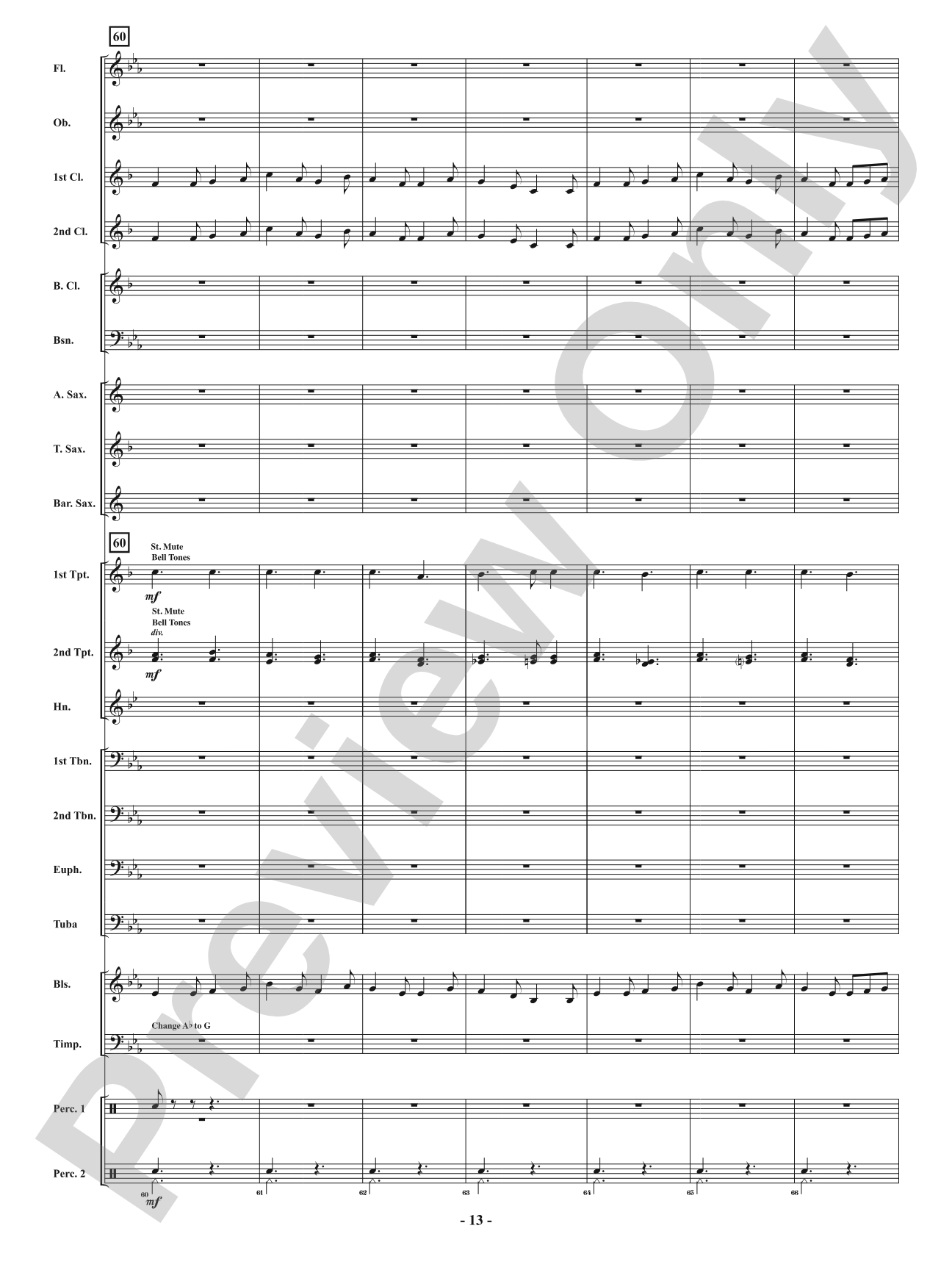 Festival of Carols in 6/8 Time: Concert Band Conductor Score & Parts