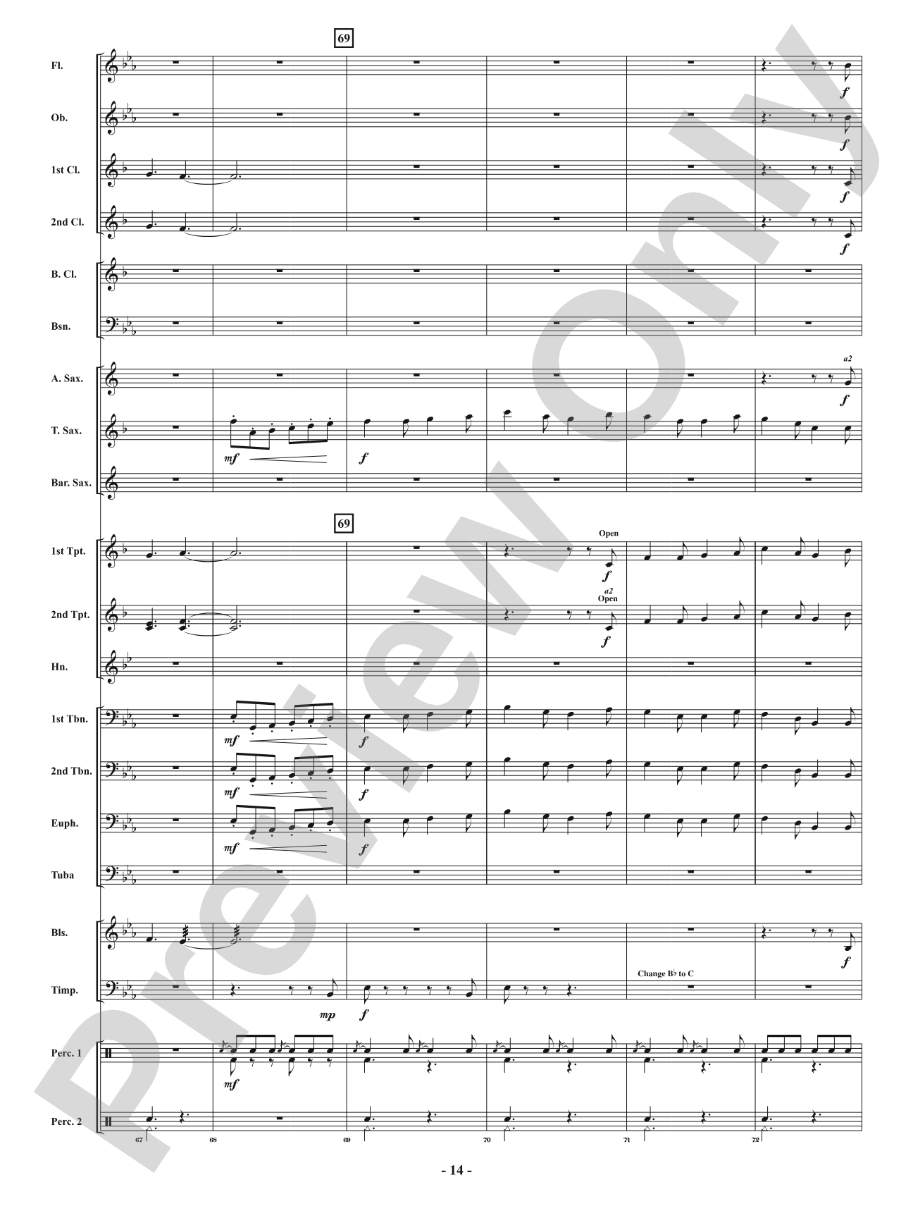 Festival of Carols in 6/8 Time: Concert Band Conductor Score & Parts