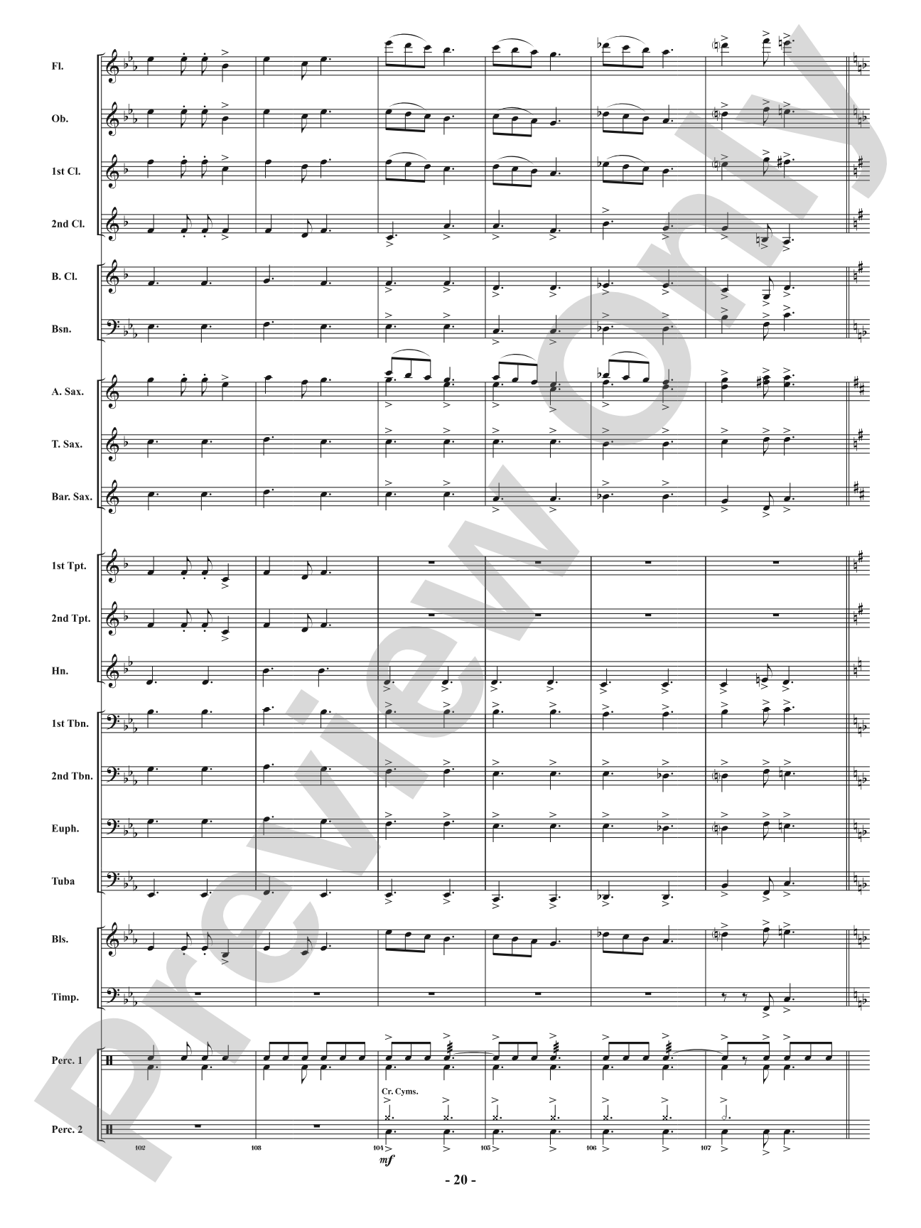 Festival of Carols in 6/8 Time: Concert Band Conductor Score & Parts
