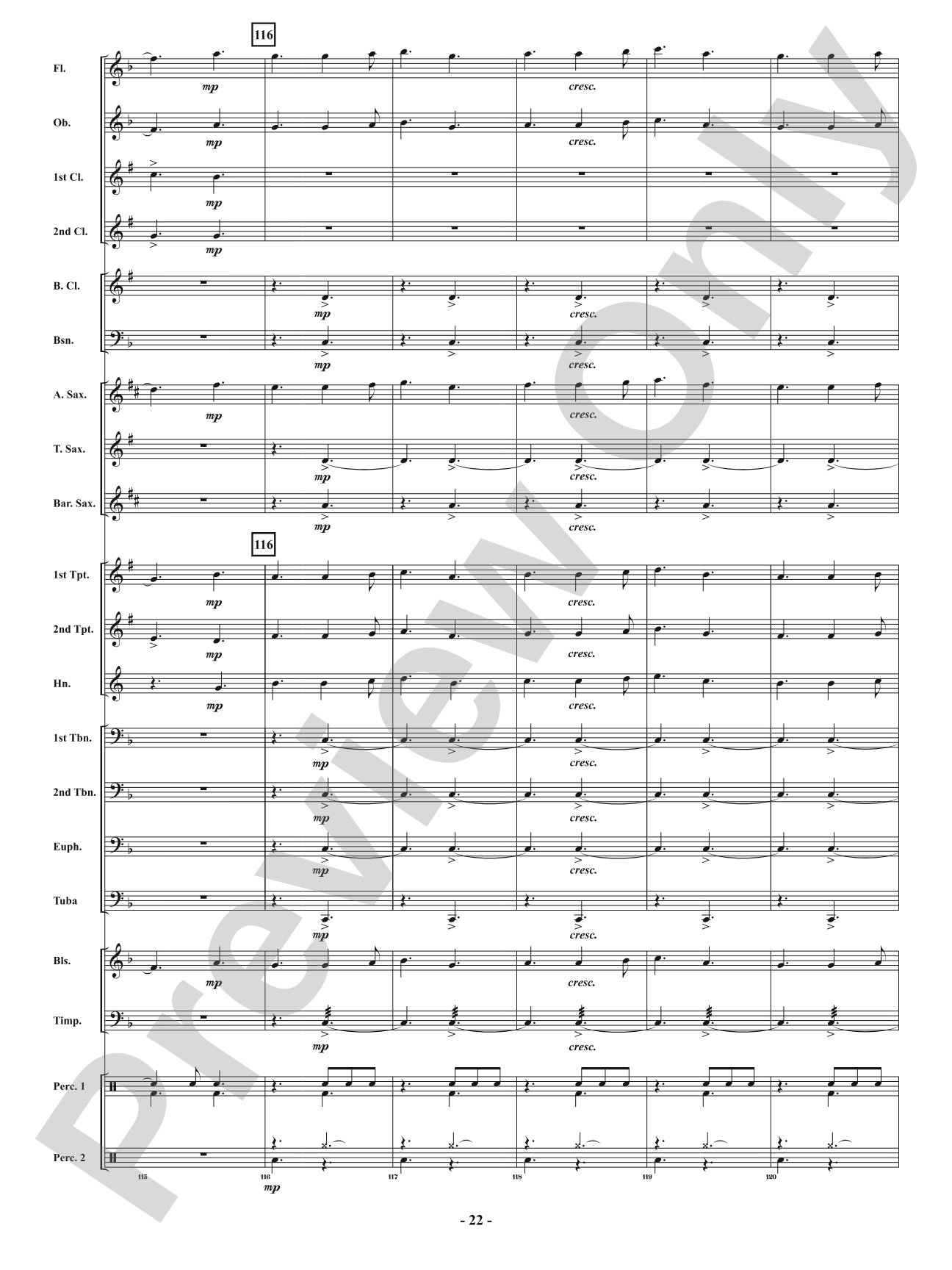 Festival of Carols in 6/8 Time: Concert Band Conductor Score & Parts