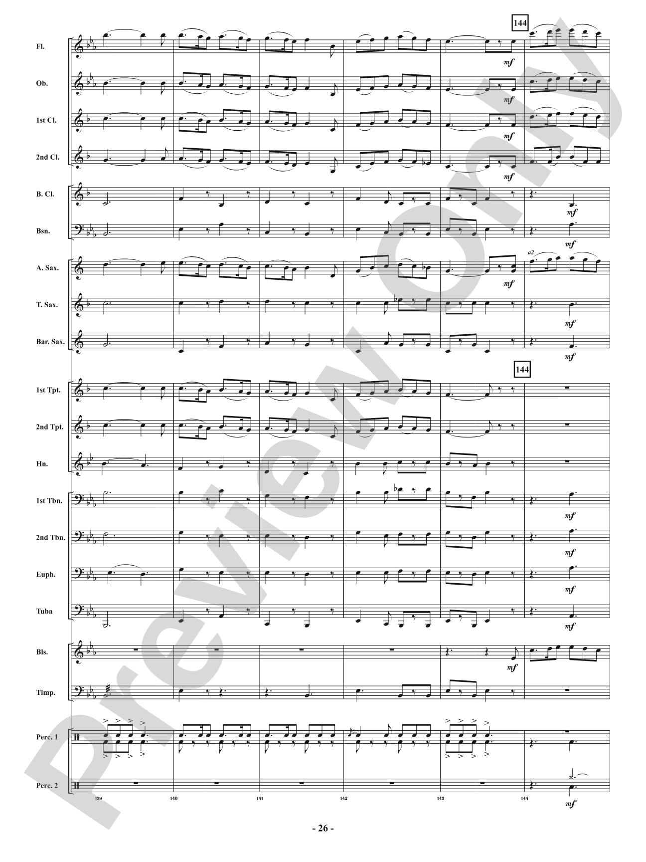 Festival of Carols in 6/8 Time: Concert Band Conductor Score & Parts
