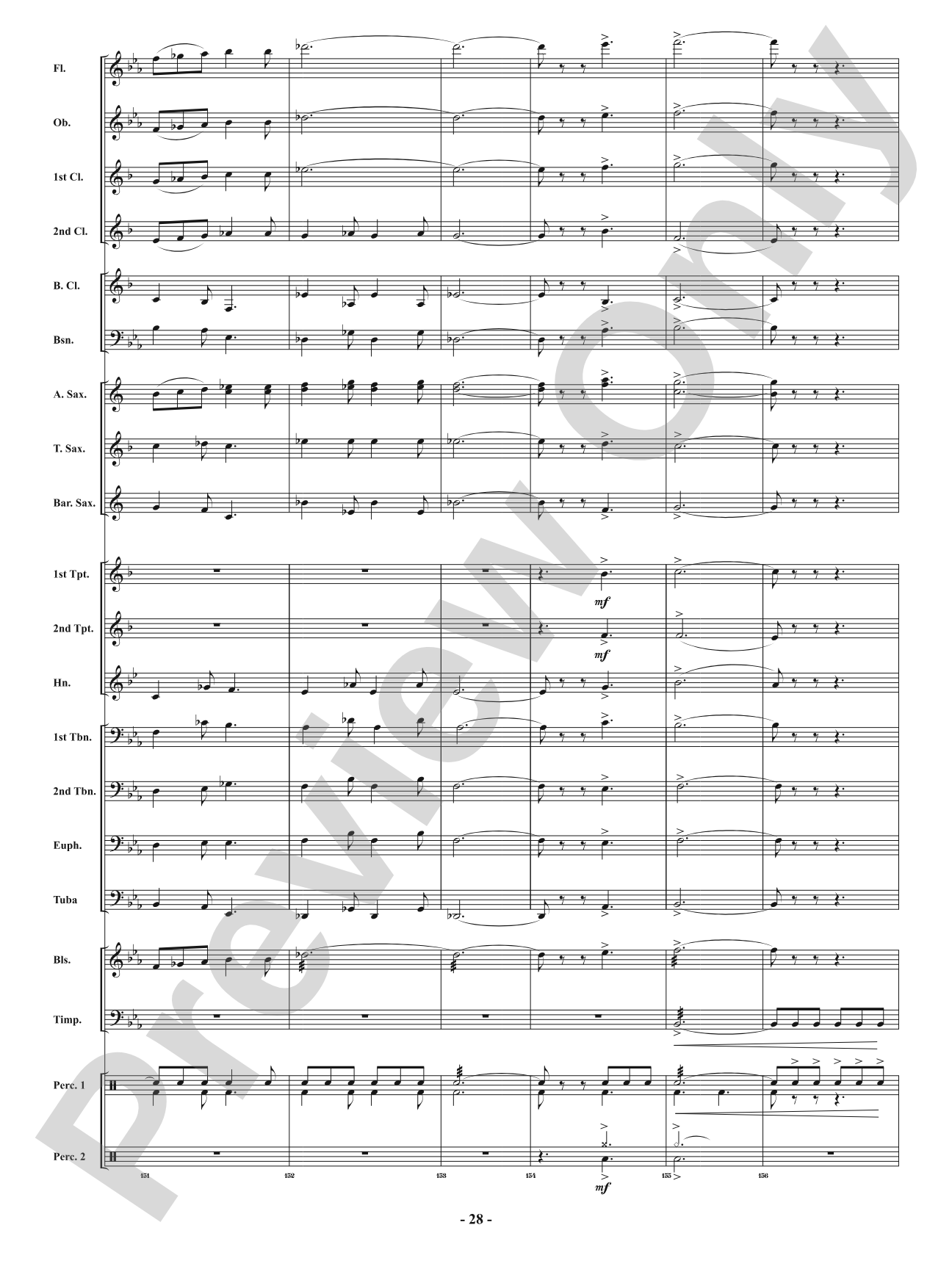 Festival of Carols in 6/8 Time: Concert Band Conductor Score & Parts