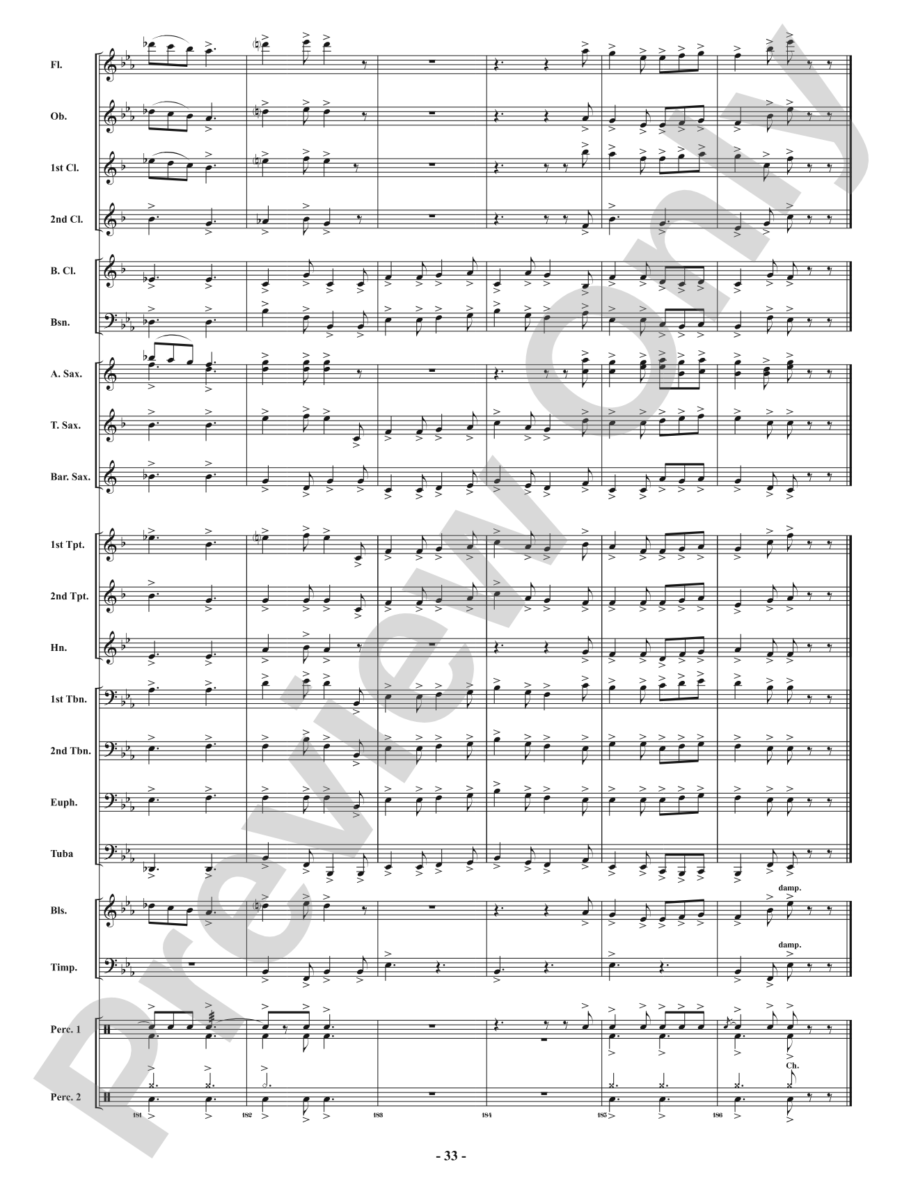Festival of Carols in 6/8 Time: Concert Band Conductor Score & Parts