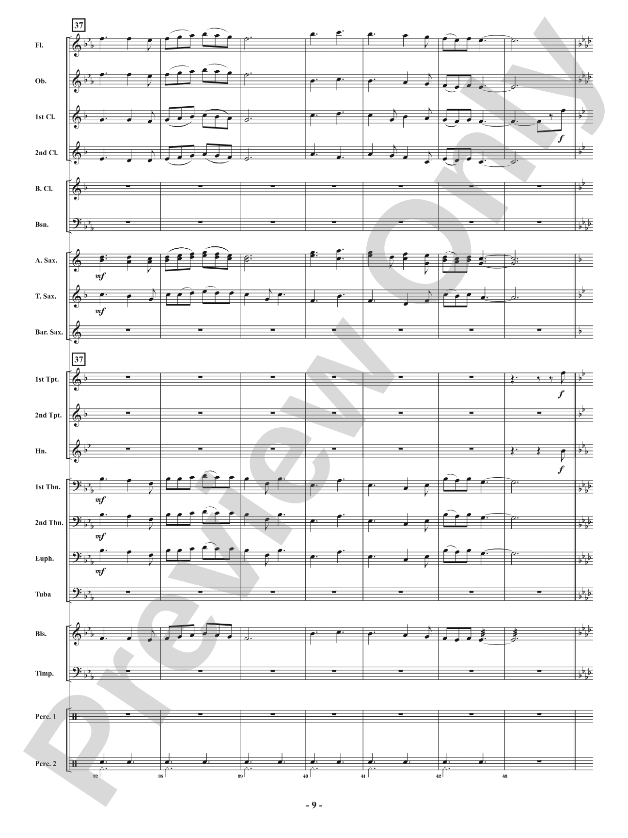 Festival of Carols in 6/8 Time: Concert Band Conductor Score & Parts