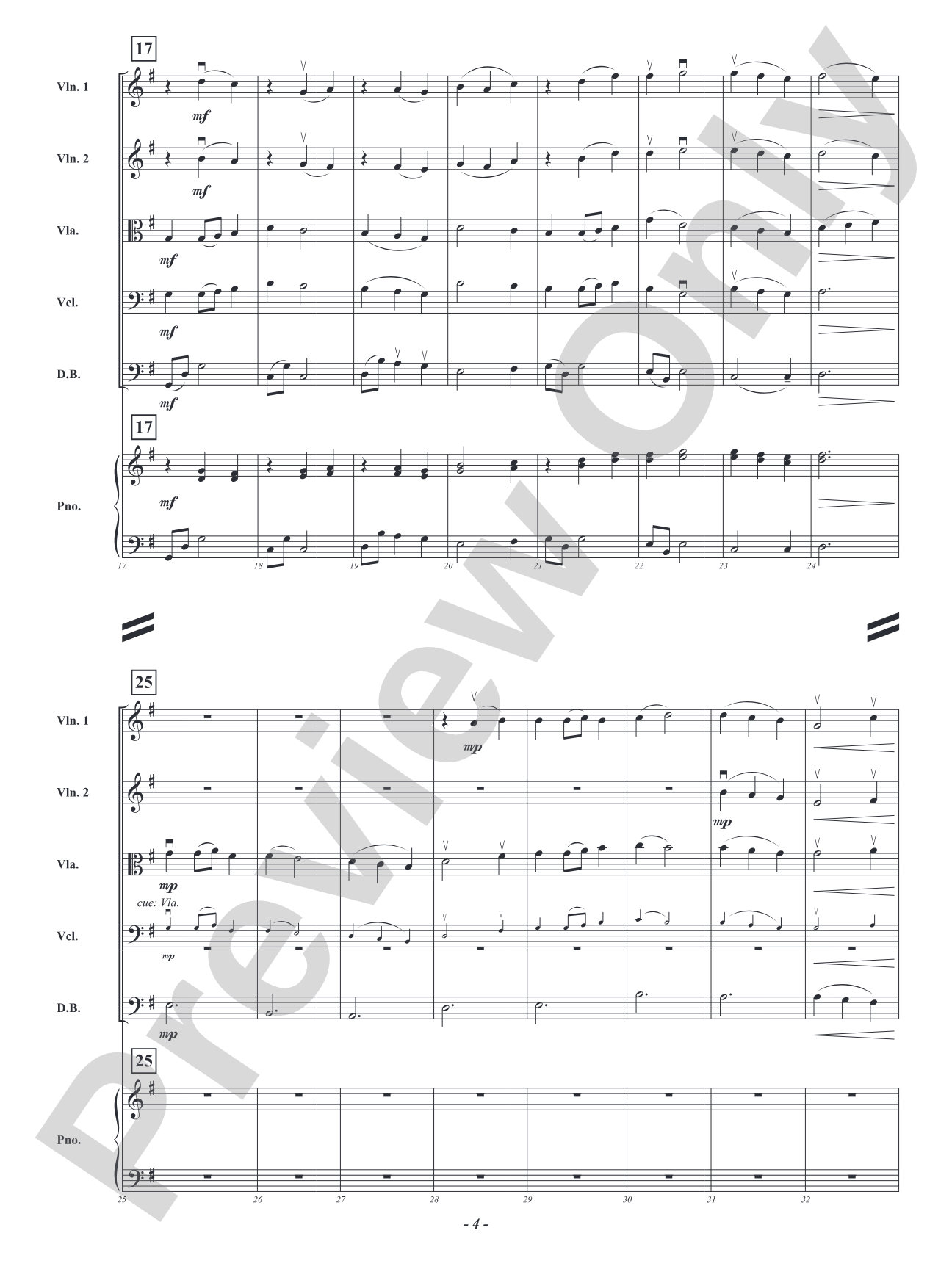 View from a Porch Swing: String Orchestra Conductor Score & Parts