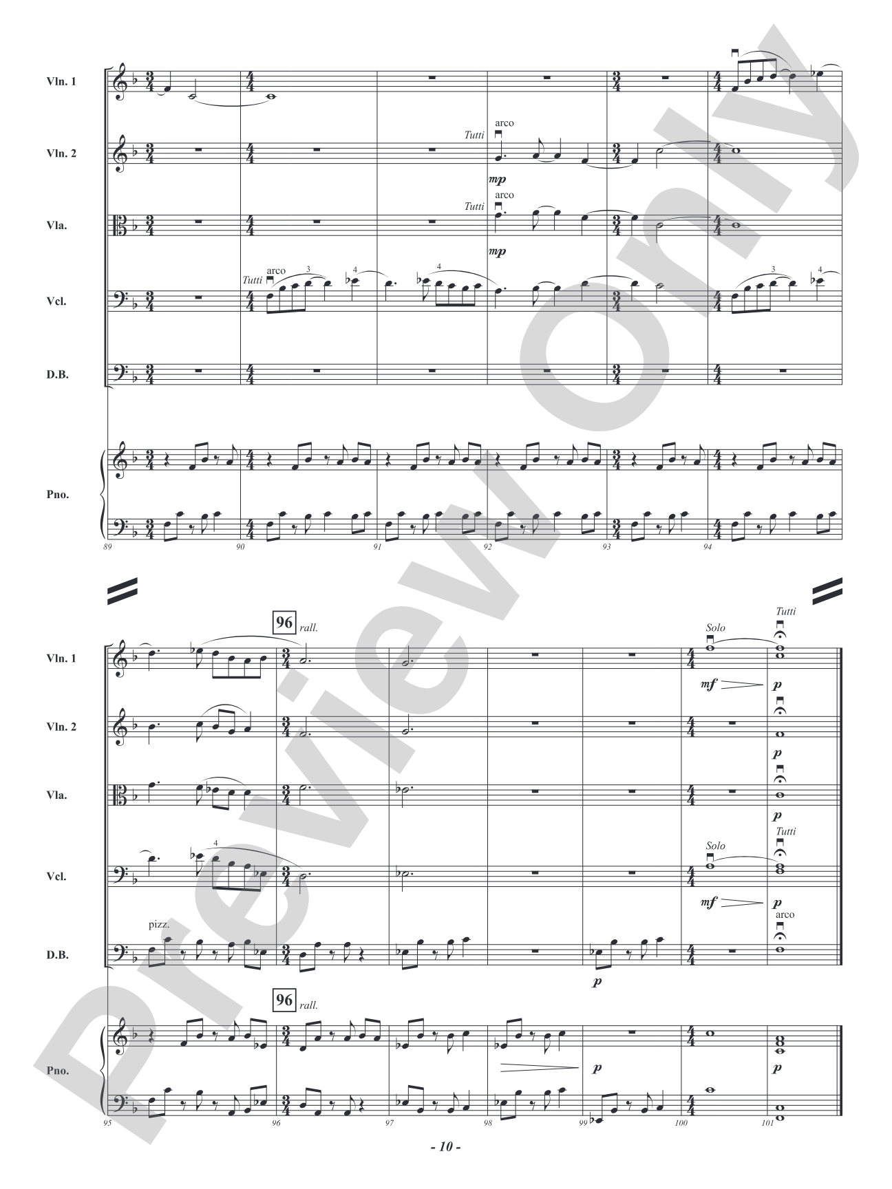 Skipping Rocks: String Orchestra Conductor Score & Parts