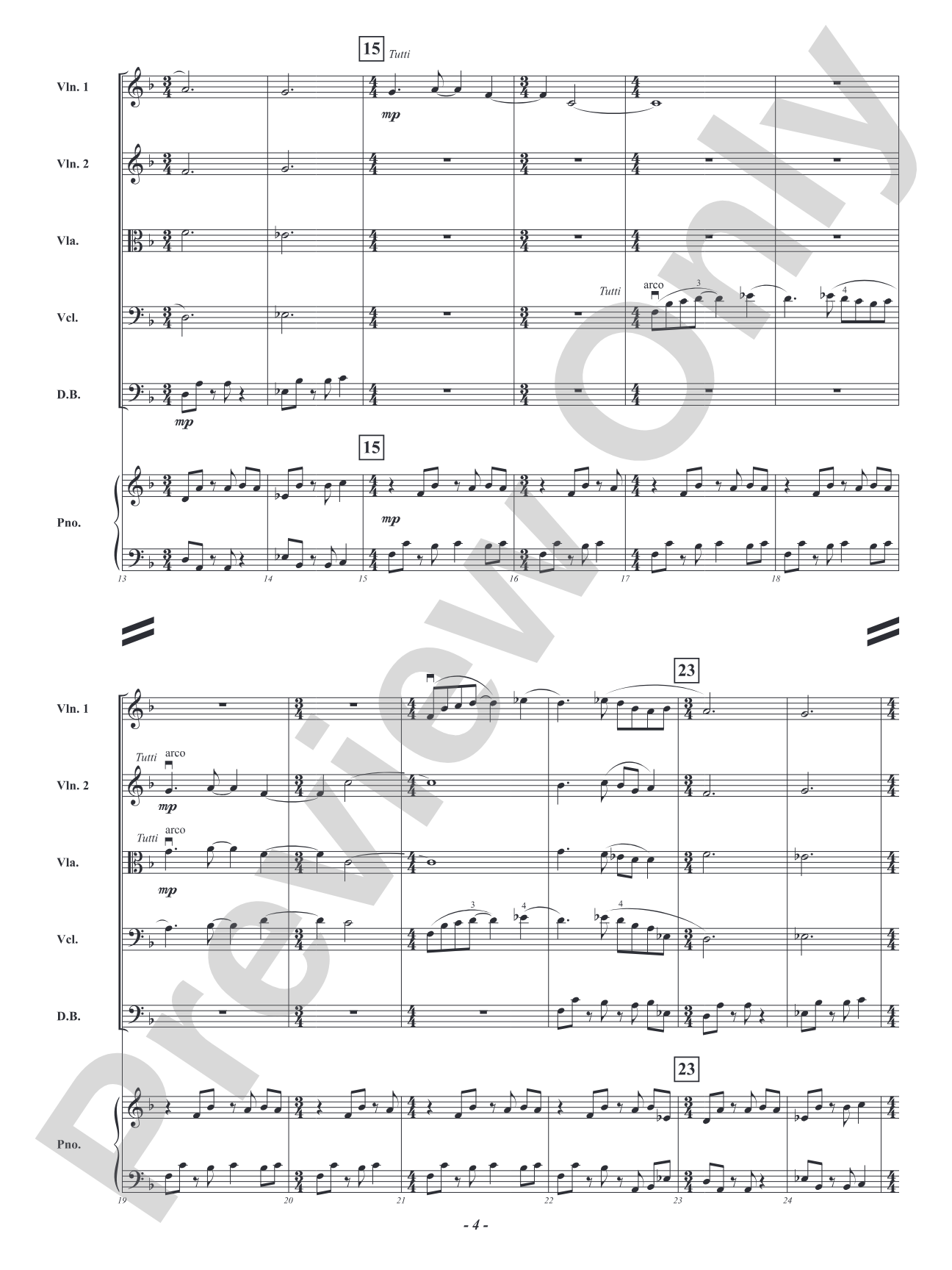 Skipping Rocks: String Orchestra Conductor Score & Parts