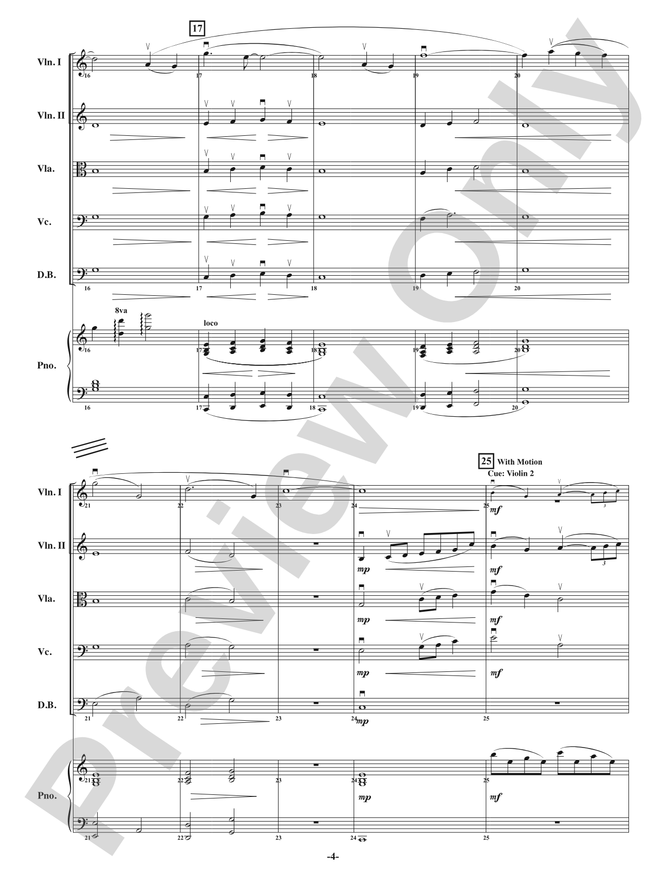 Blue - From Krisanna's Colors: String Orchestra Conductor Score & Parts