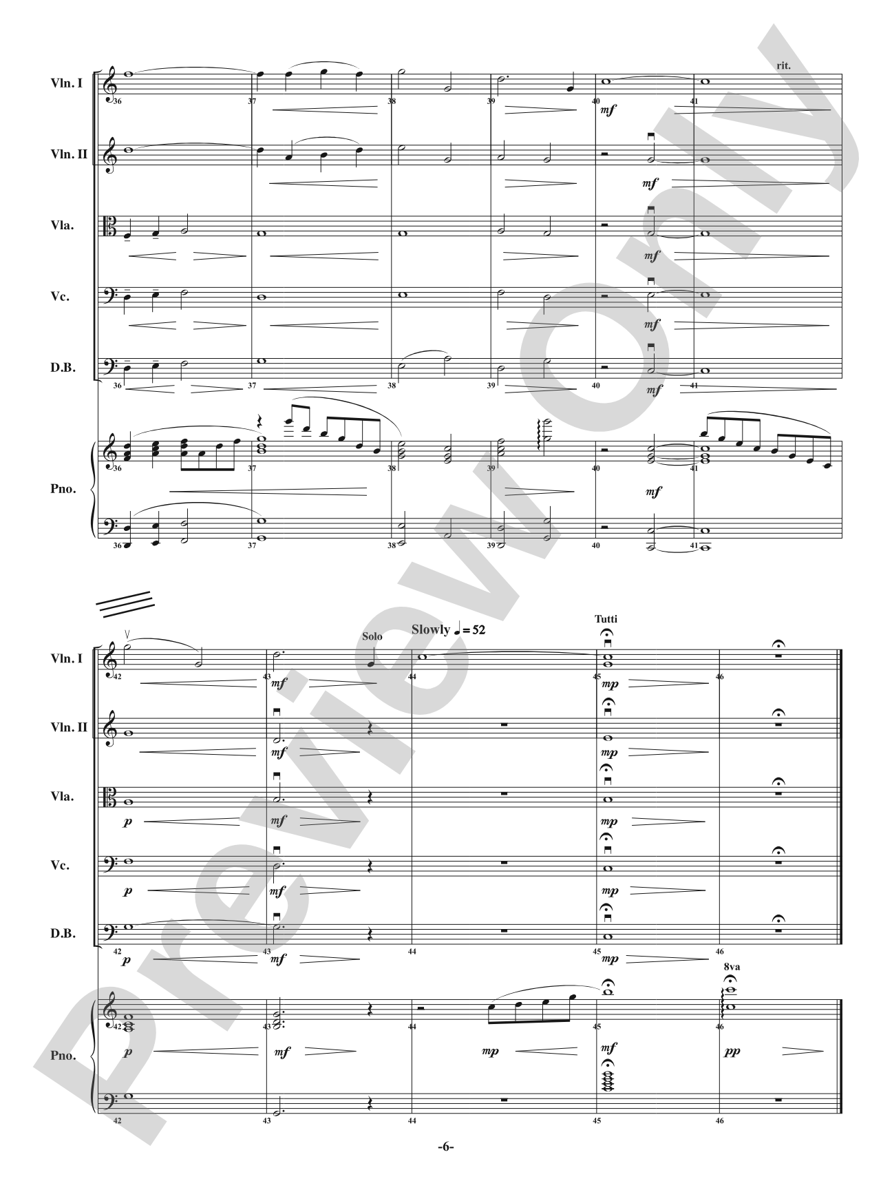 Blue - From Krisanna's Colors: String Orchestra Conductor Score & Parts