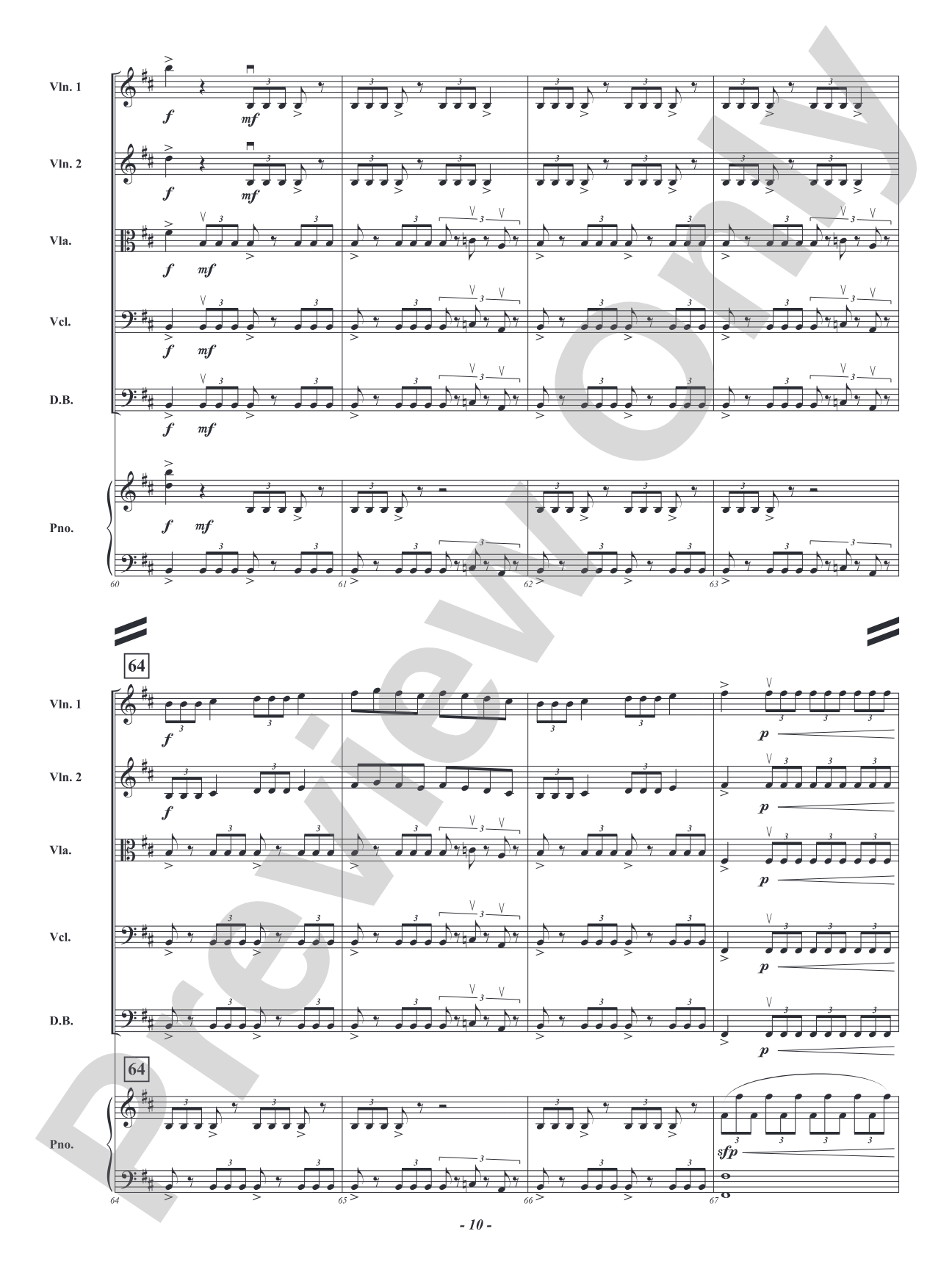Firestorm: String Orchestra Conductor Score & Parts