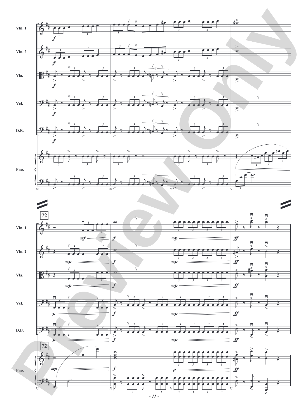 Firestorm: String Orchestra Conductor Score & Parts