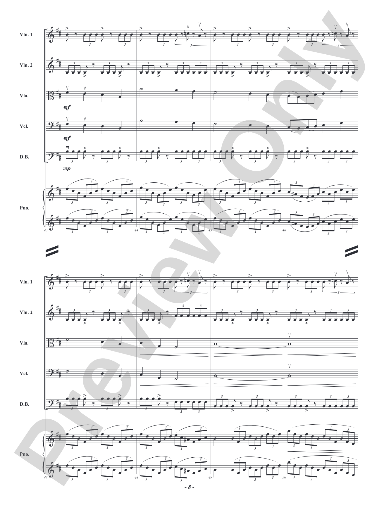Firestorm: String Orchestra Conductor Score & Parts