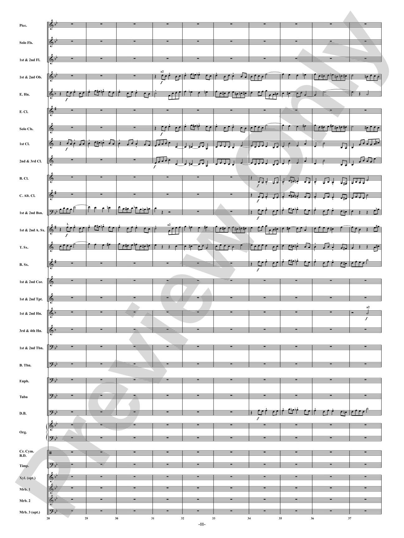 Finale from <i>Symphony No. 3</i> - Organ Symphony: Concert Band Conductor Score & Parts