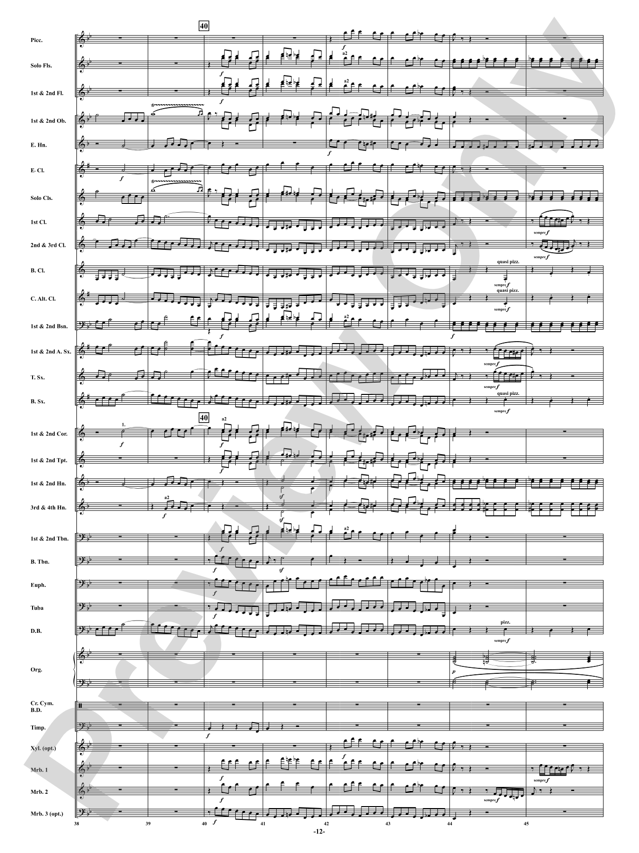 Finale from <i>Symphony No. 3</i> - Organ Symphony: Concert Band Conductor Score & Parts