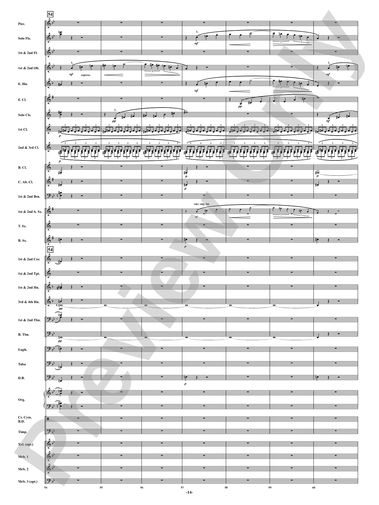 Finale from <i>Symphony No. 3</i> - Organ Symphony: Concert Band Conductor Score & Parts