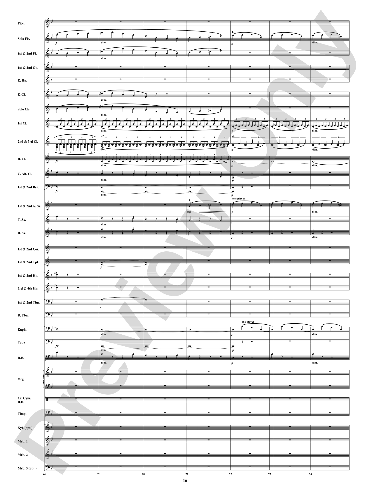 Finale from <i>Symphony No. 3</i> - Organ Symphony: Concert Band Conductor Score & Parts