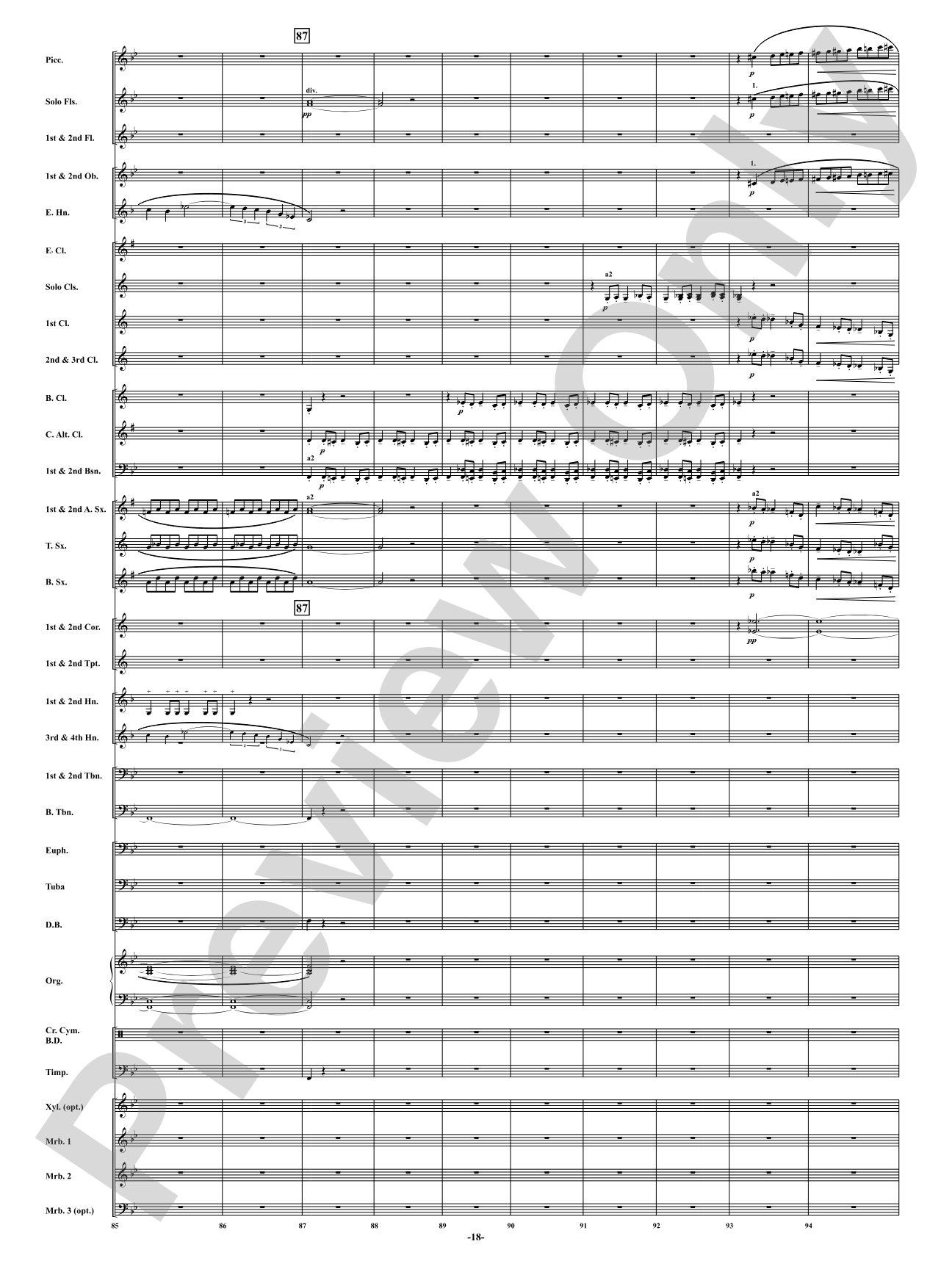 Finale from <i>Symphony No. 3</i> - Organ Symphony: Concert Band Conductor Score & Parts