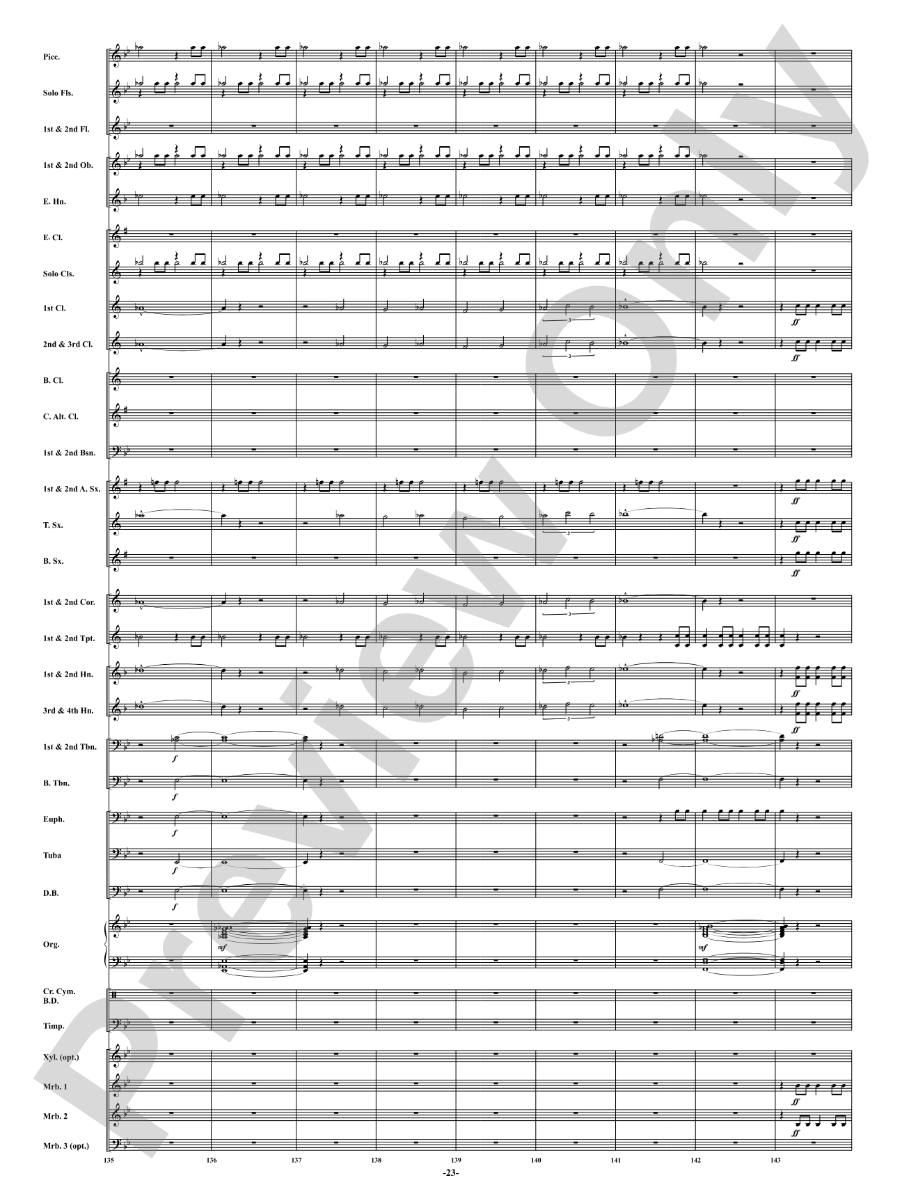 Finale from <i>Symphony No. 3</i> - Organ Symphony: Concert Band Conductor Score & Parts
