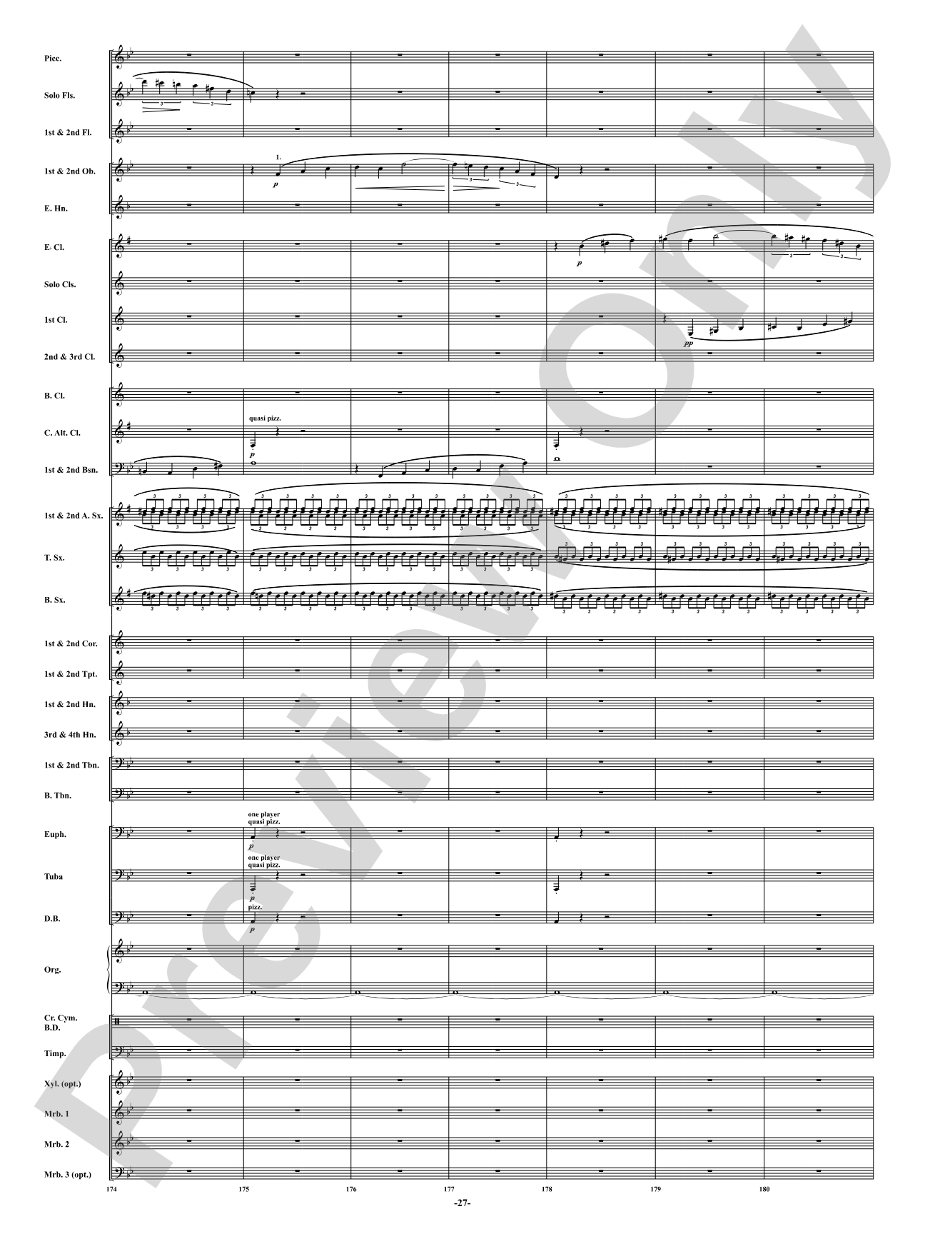 Finale from <i>Symphony No. 3</i> - Organ Symphony: Concert Band Conductor Score & Parts
