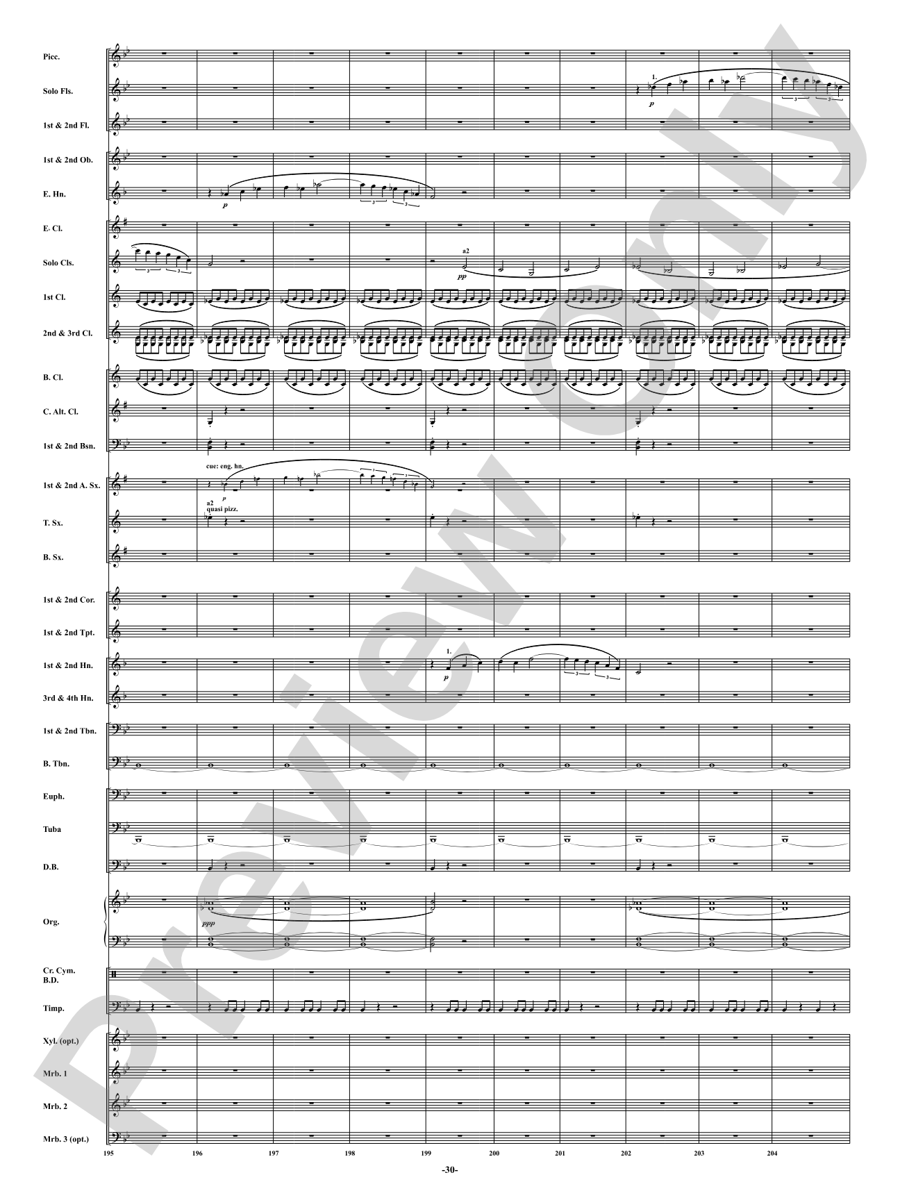 Finale from <i>Symphony No. 3</i> - Organ Symphony: Concert Band Conductor Score & Parts