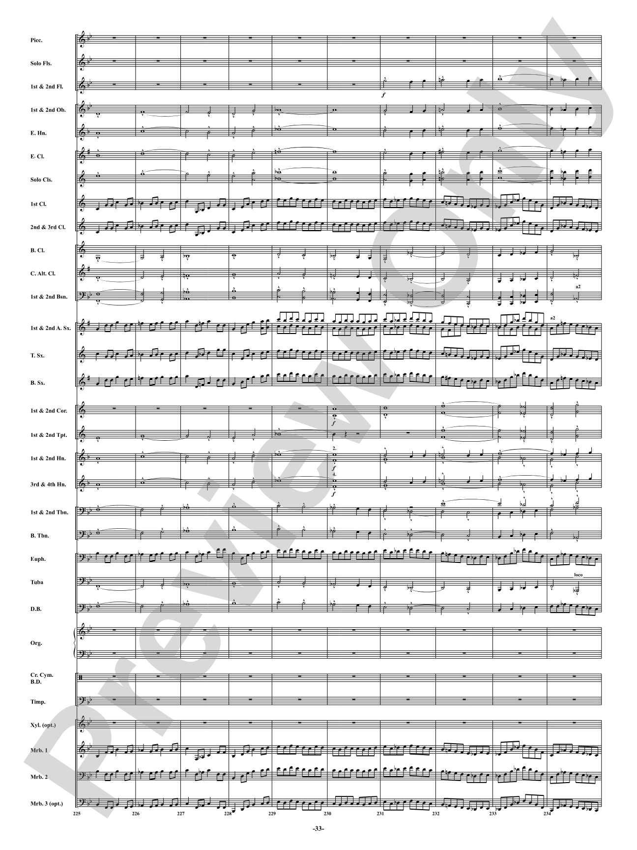 Finale from <i>Symphony No. 3</i> - Organ Symphony: Concert Band Conductor Score & Parts