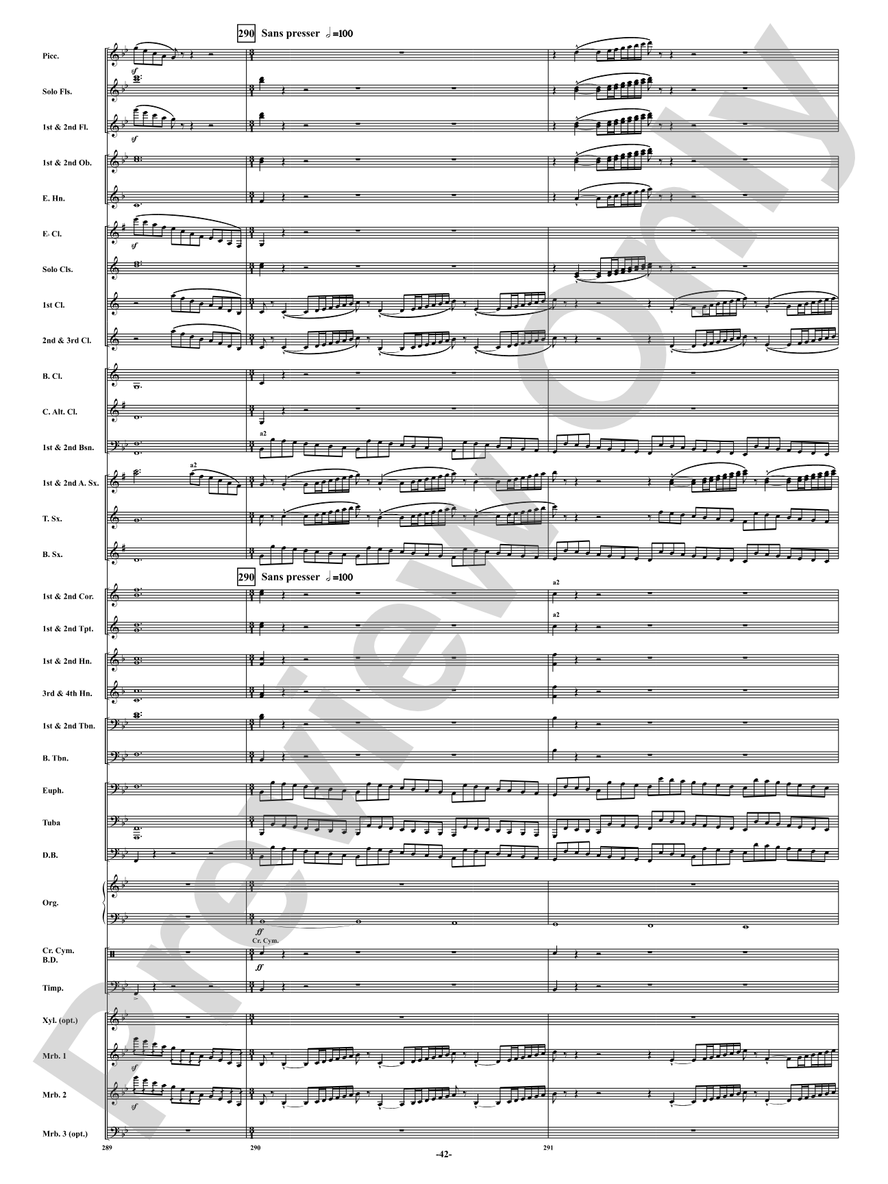 Finale from <i>Symphony No. 3</i> - Organ Symphony: Concert Band Conductor Score & Parts