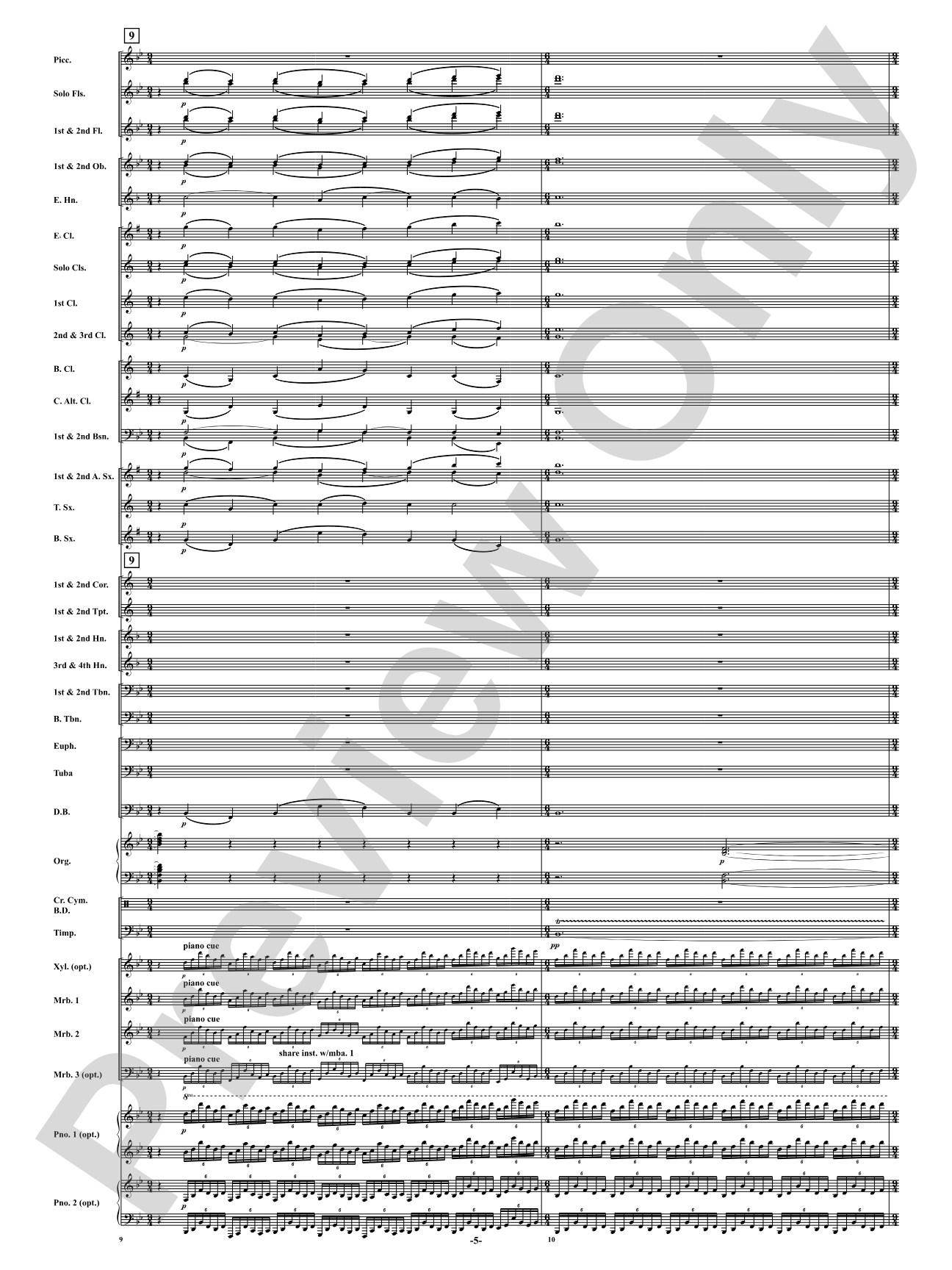 Finale from <i>Symphony No. 3</i> - Organ Symphony: Concert Band Conductor Score & Parts