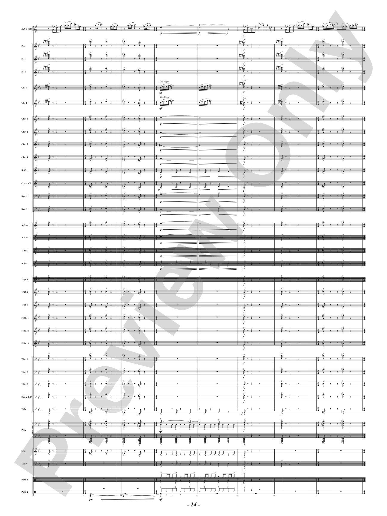 The Dance - Mvt. 1 from <i>Three Conversations with Matisse</i>: Concert Band Conductor Score & Parts