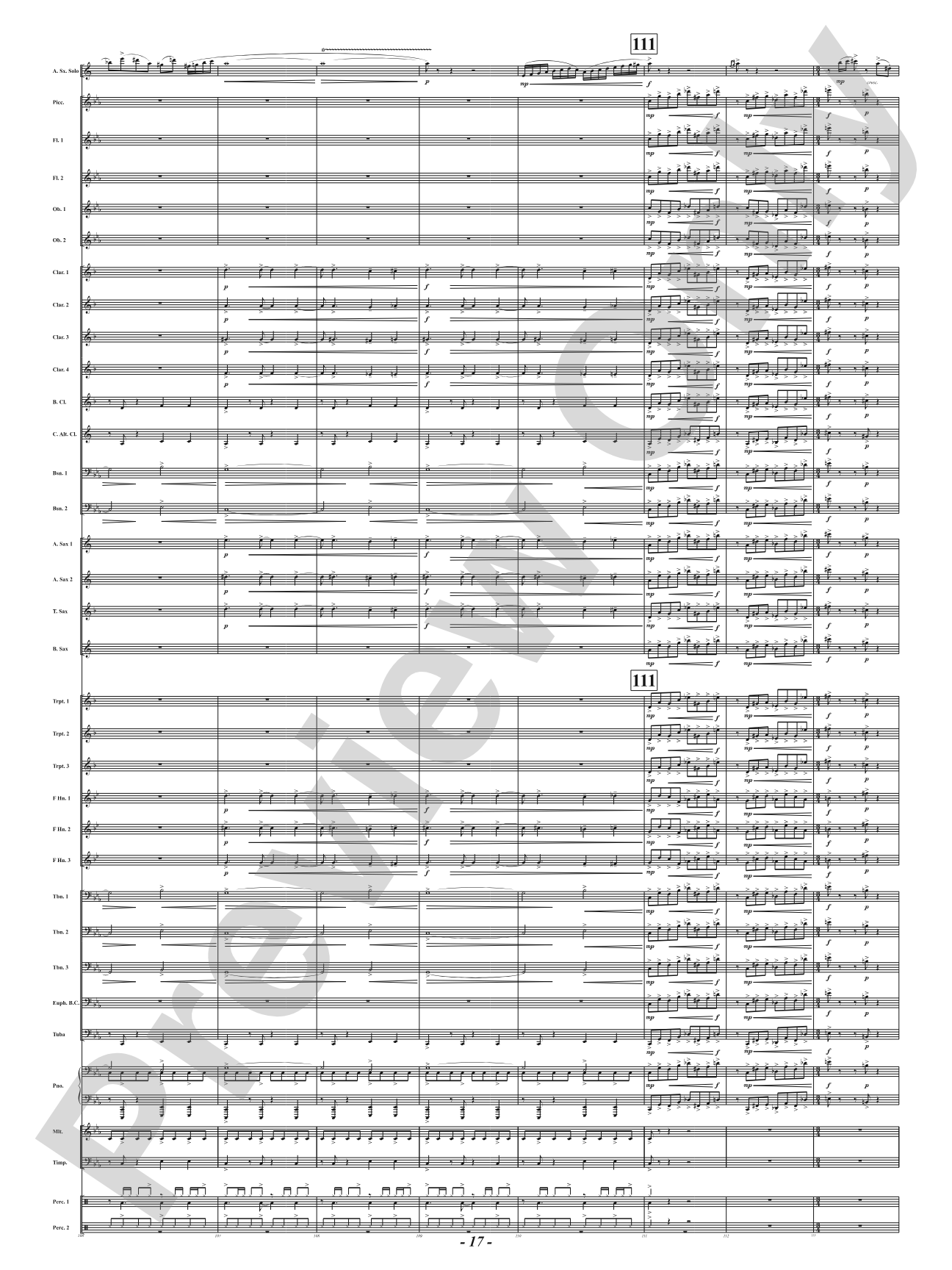 The Dance - Mvt. 1 from <i>Three Conversations with Matisse</i>: Concert Band Conductor Score & Parts