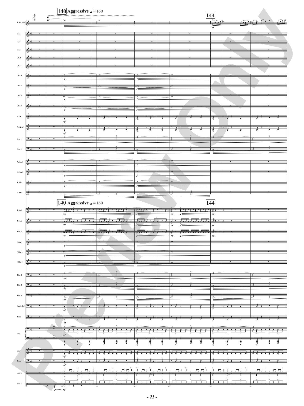 The Dance - Mvt. 1 from <i>Three Conversations with Matisse</i>: Concert Band Conductor Score & Parts